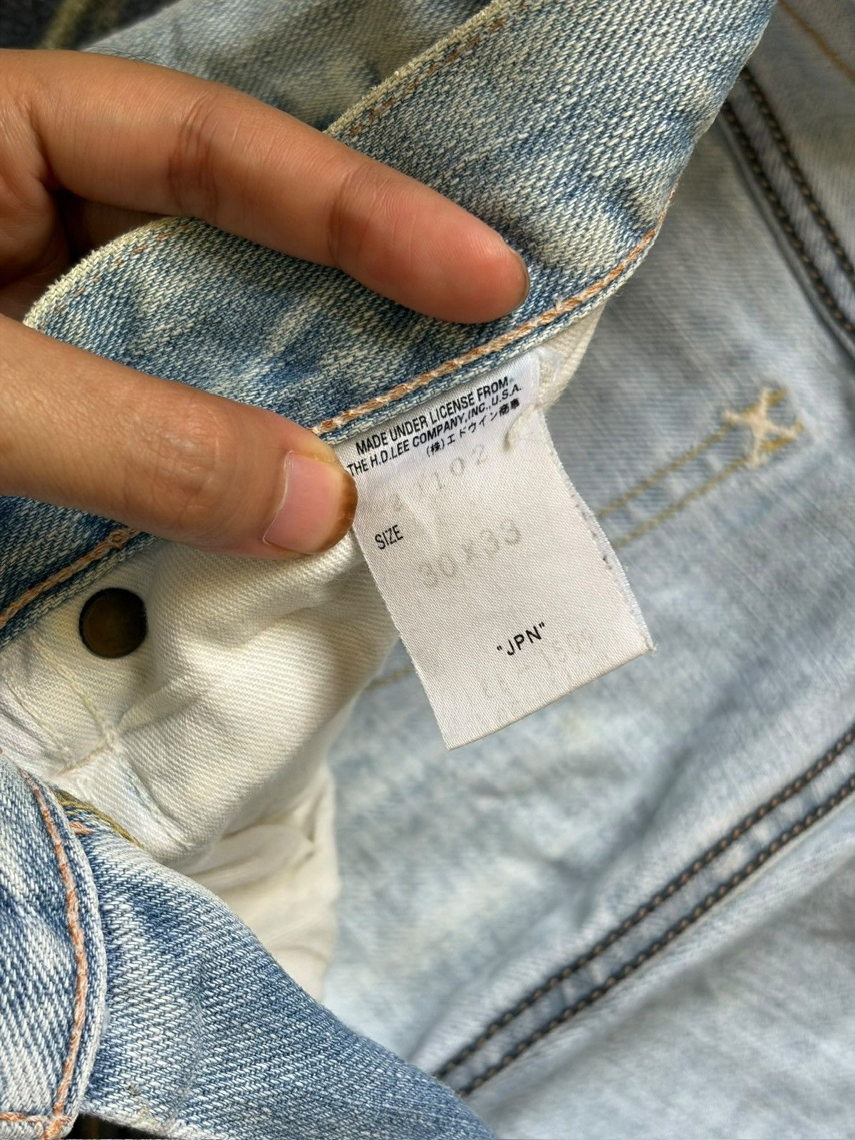 Lee Vintage Japanese Lee Riders Distressed Flare Jeans Size 30" / US 8 / IT 44 - 5 Thumbnail