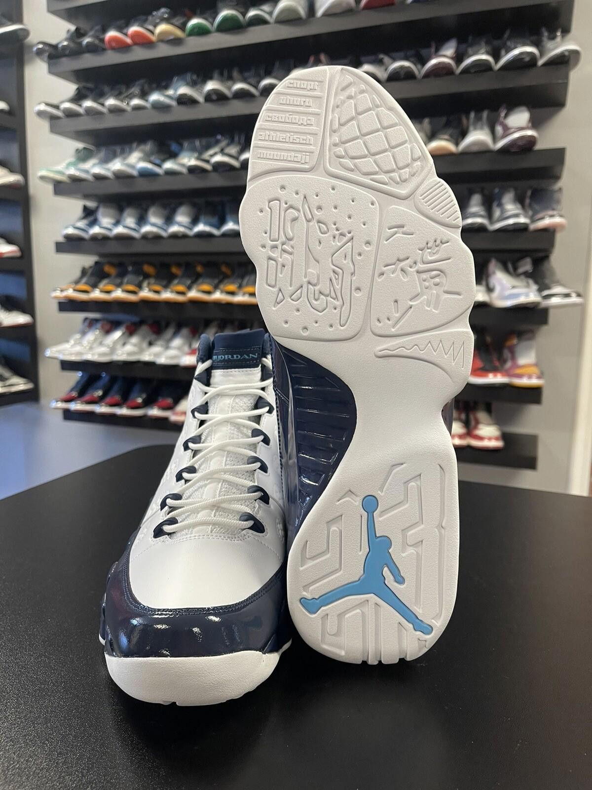 Jordan Brand Size 14 - Air Jordan Retro 9 Pearl Blue, UNC 2019 302370-145 Size US 14 / EU 47 - 7 Thumbnail