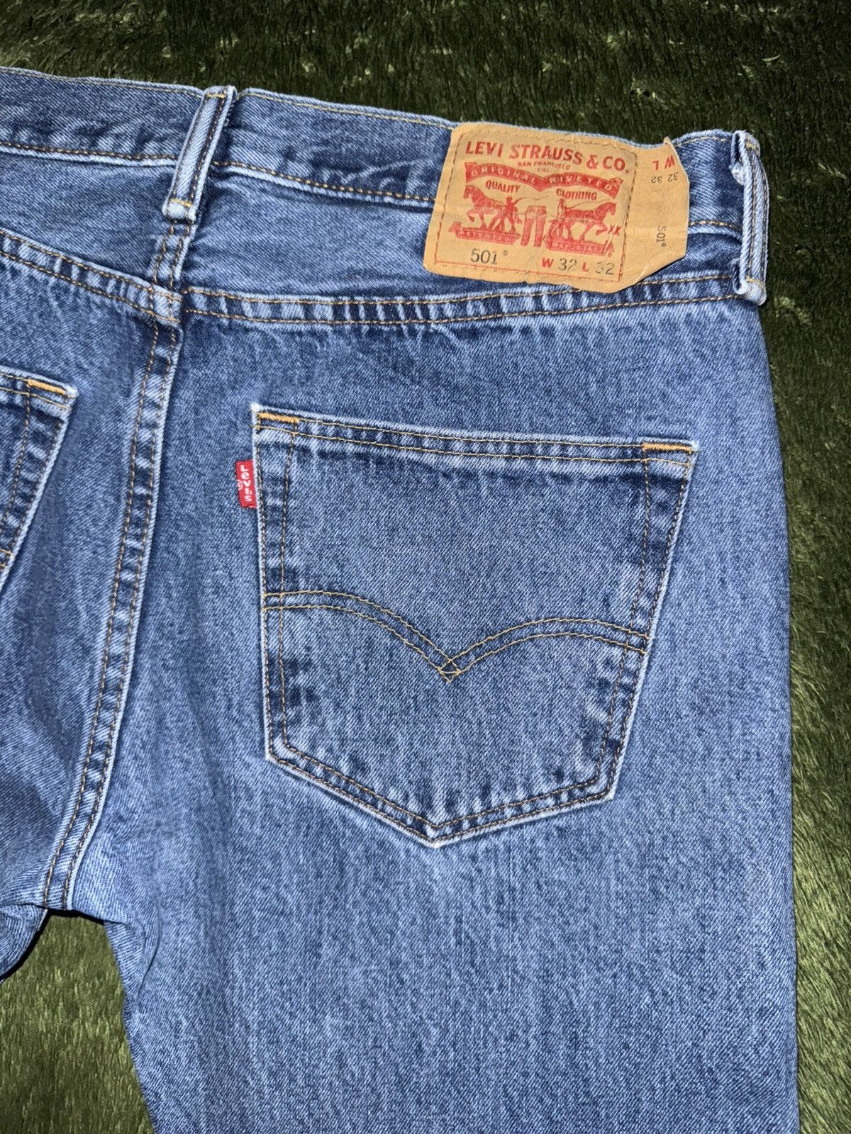 Levi's [W32/L32] Levi’s 501 Button Fly Vintage Washed Denim Pants Size US 32 / EU 48 - 9 Thumbnail