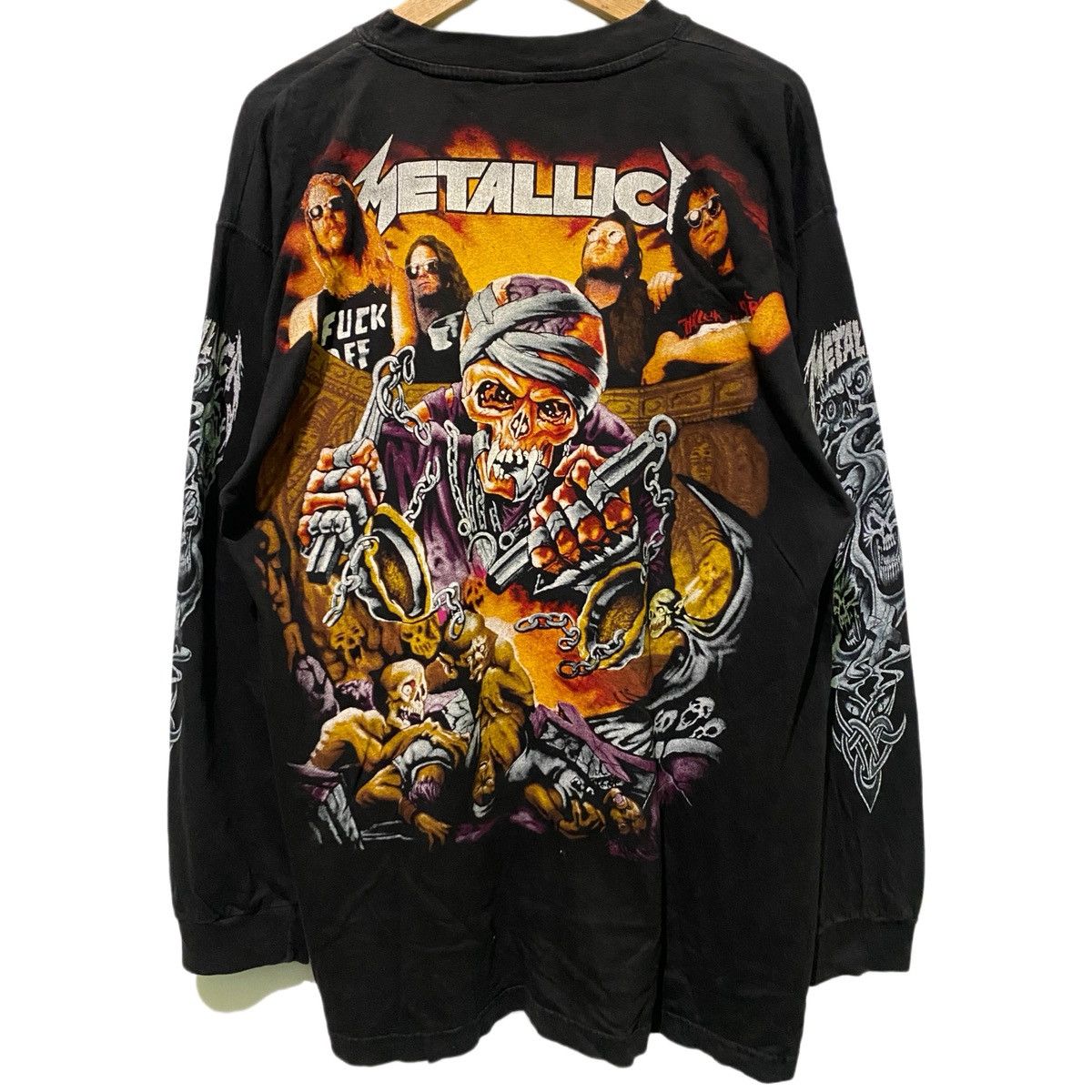 Vintage Long sleeve metallica Size US XL / EU 56 / 4 - 3 Thumbnail