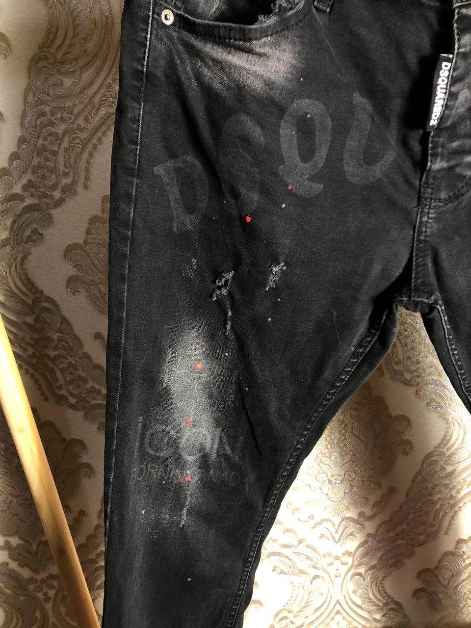 Dsquared2 × Vintage VERY RARE DSQUARED2 ITALIAN DESIGNER DENIM JEANS JAPAN STYLE Size US 36 / EU 52 - 3 Thumbnail
