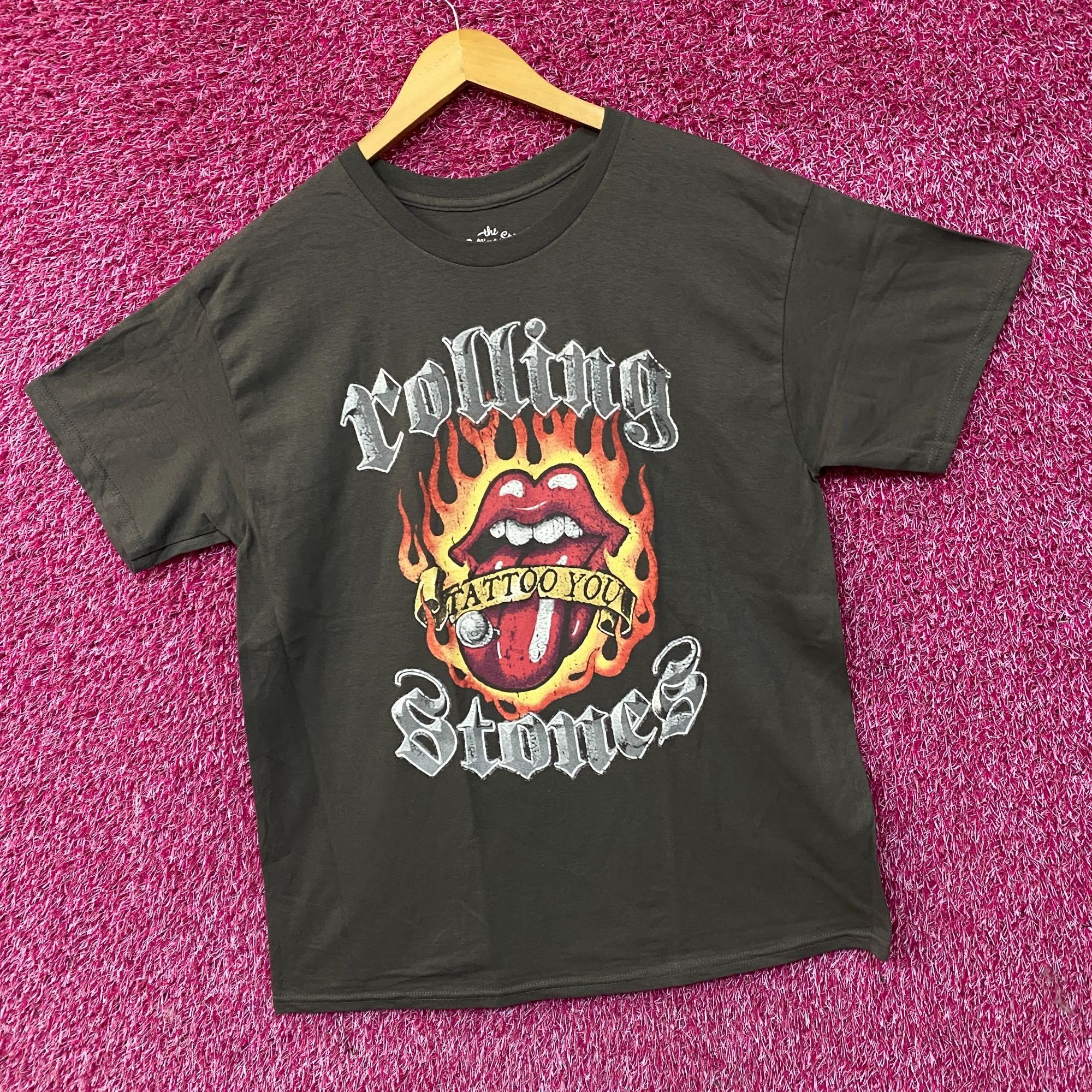 The Rolling Stones Rolling Stones Flaming Tattoo Tongue Graphic T-Shirt Large Size US L / EU 52-54 / 3 - 3 Thumbnail