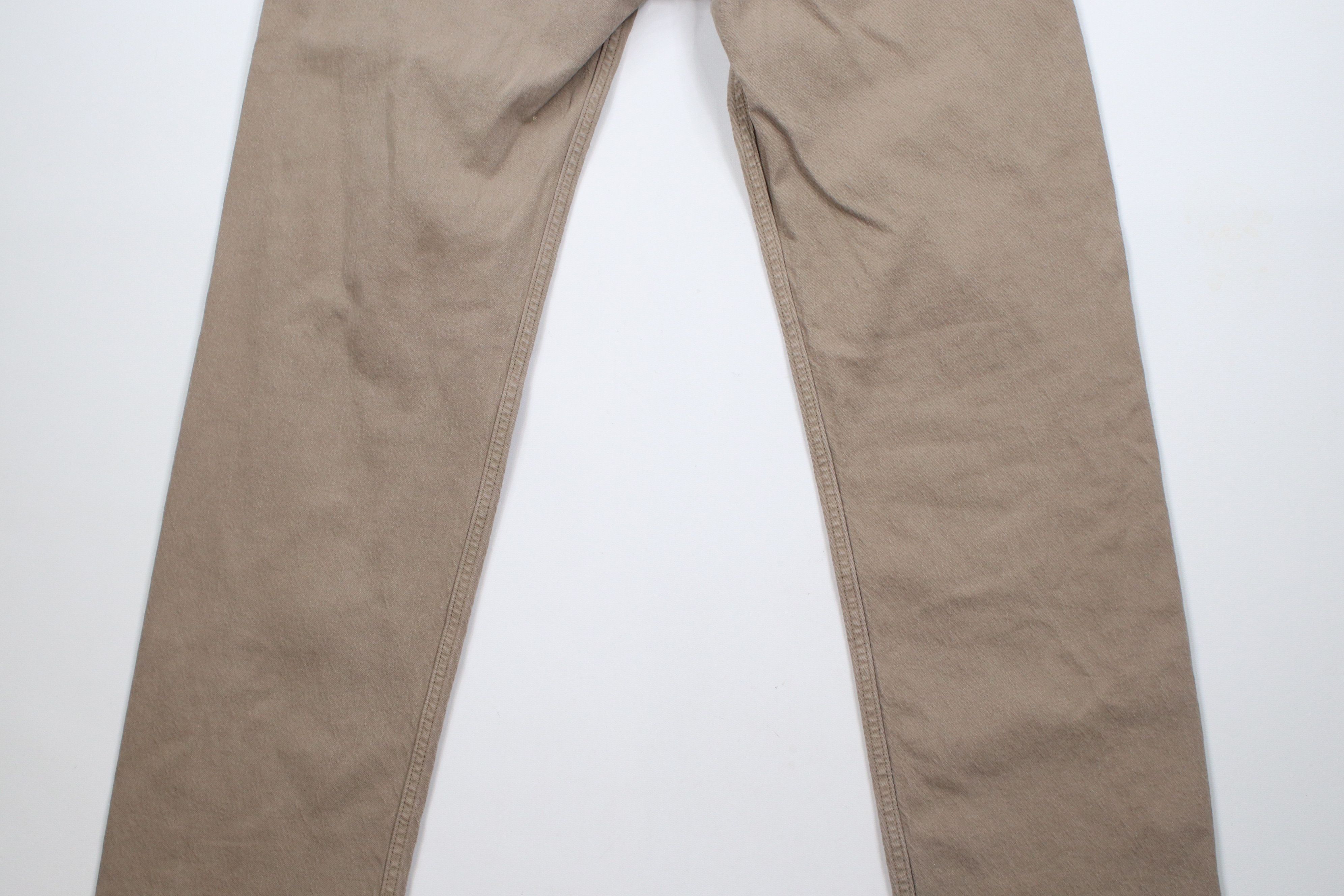 Levi's × Vintage Vintage Y2K Levis 505 Stretch Regular Fit Denim Jeans Beige Size US 36 / EU 52 - 12 Thumbnail