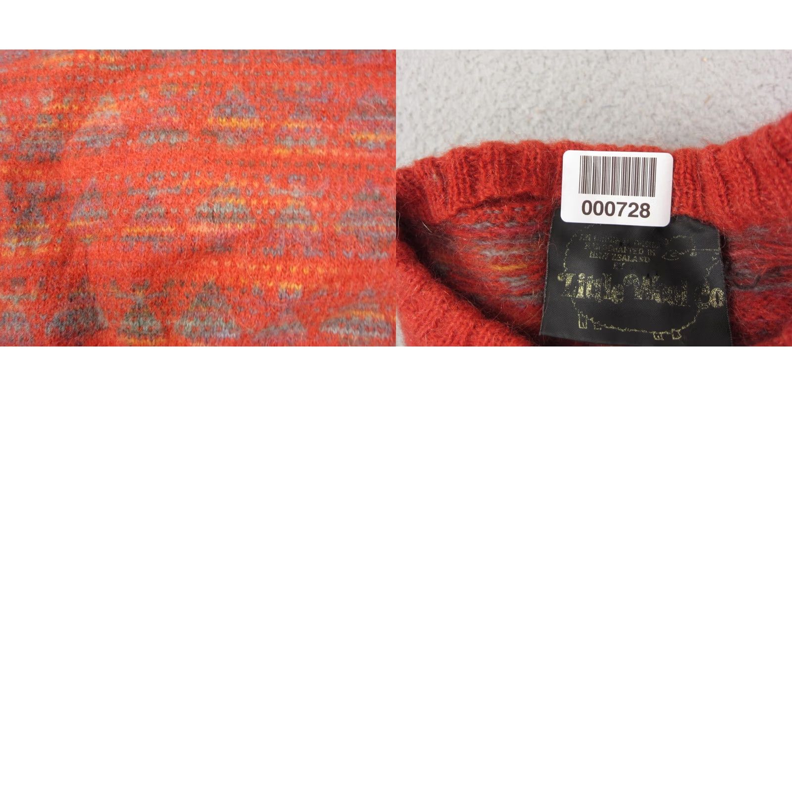Vintage VINTAGE Little Wool Co Sweater Womens Small Red Striped Knit Pullover 70s Size S / US 4 / IT 40 - 9 Thumbnail