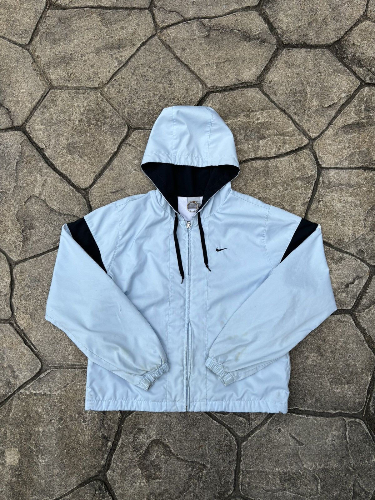 Baby blue nike hoodie zip up hotsell