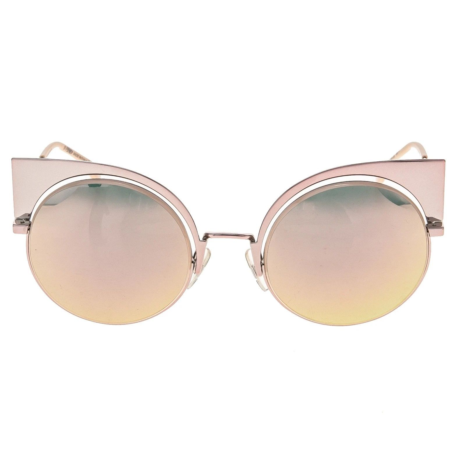 Fendi FENDI FF0177S EYESHINE 0177 Metal Mirrored Sunglasses Women Size ONE SIZE - 5 Thumbnail