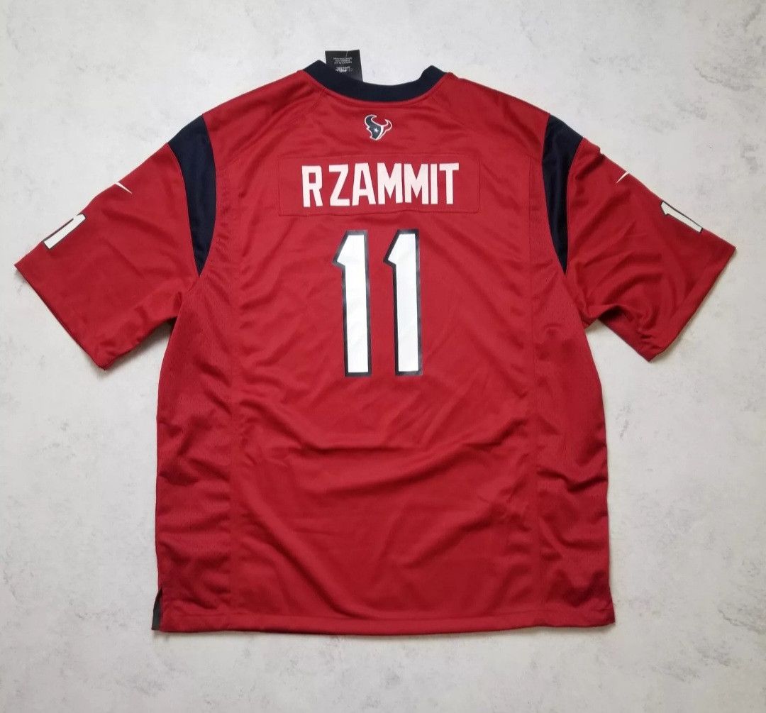Nike NEW Nike OnField Houston Texans #11 R Zammit NFL Jersey Size US XXL / EU 58 / 5 - 1 Thumbnail