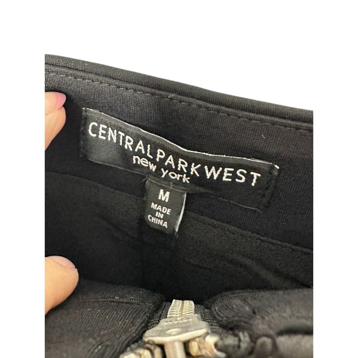 Central Park West Central Park West Black Zip Front Mini Skirt Medium NEW Size 28" / US 6 / IT 42 - 8 Thumbnail