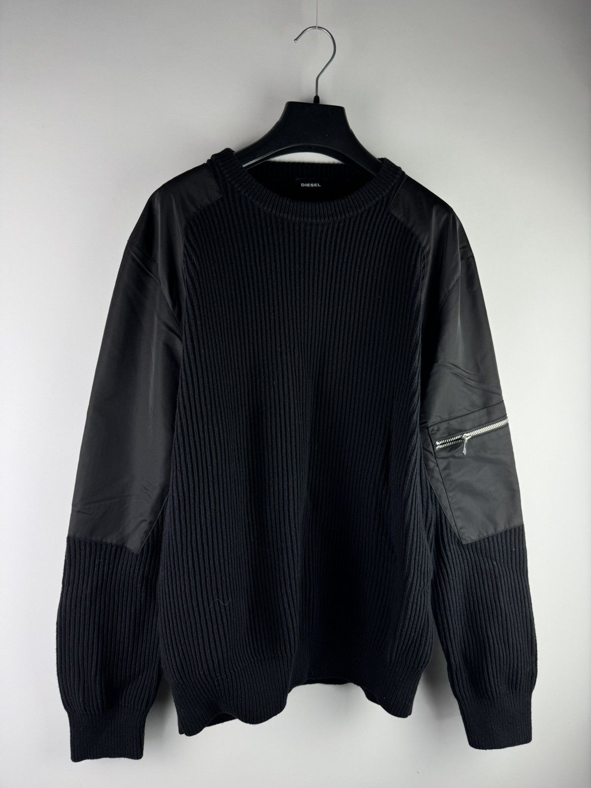Diesel Diesel George Sweater Black Size US L / EU 52-54 / 3 - 1 Thumbnail