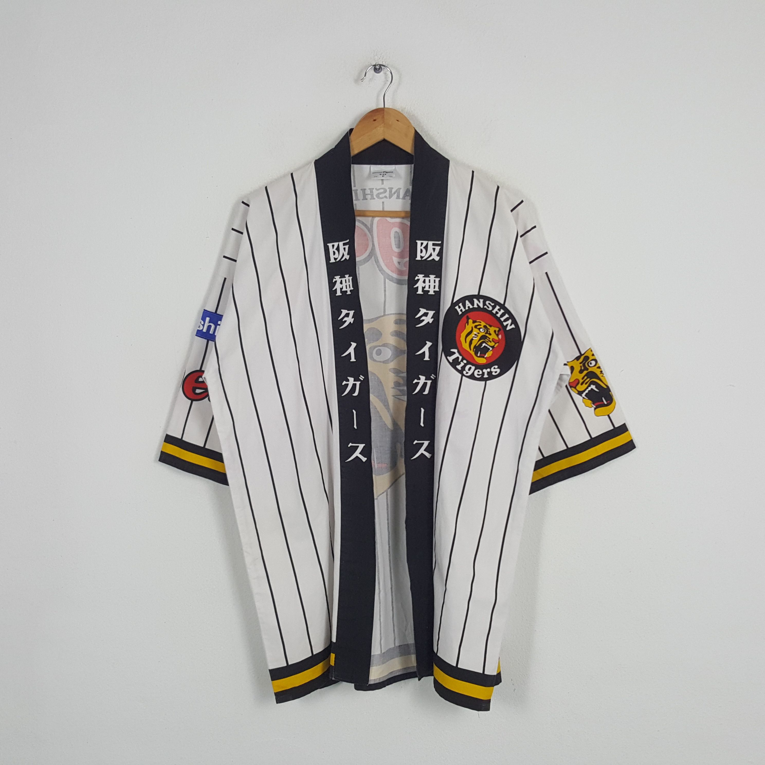 MLB × Vintage Vintage Hashin Tigers Japanese Baseball Teams Jacket Size US L / EU 52-54 / 3 - 3 Thumbnail
