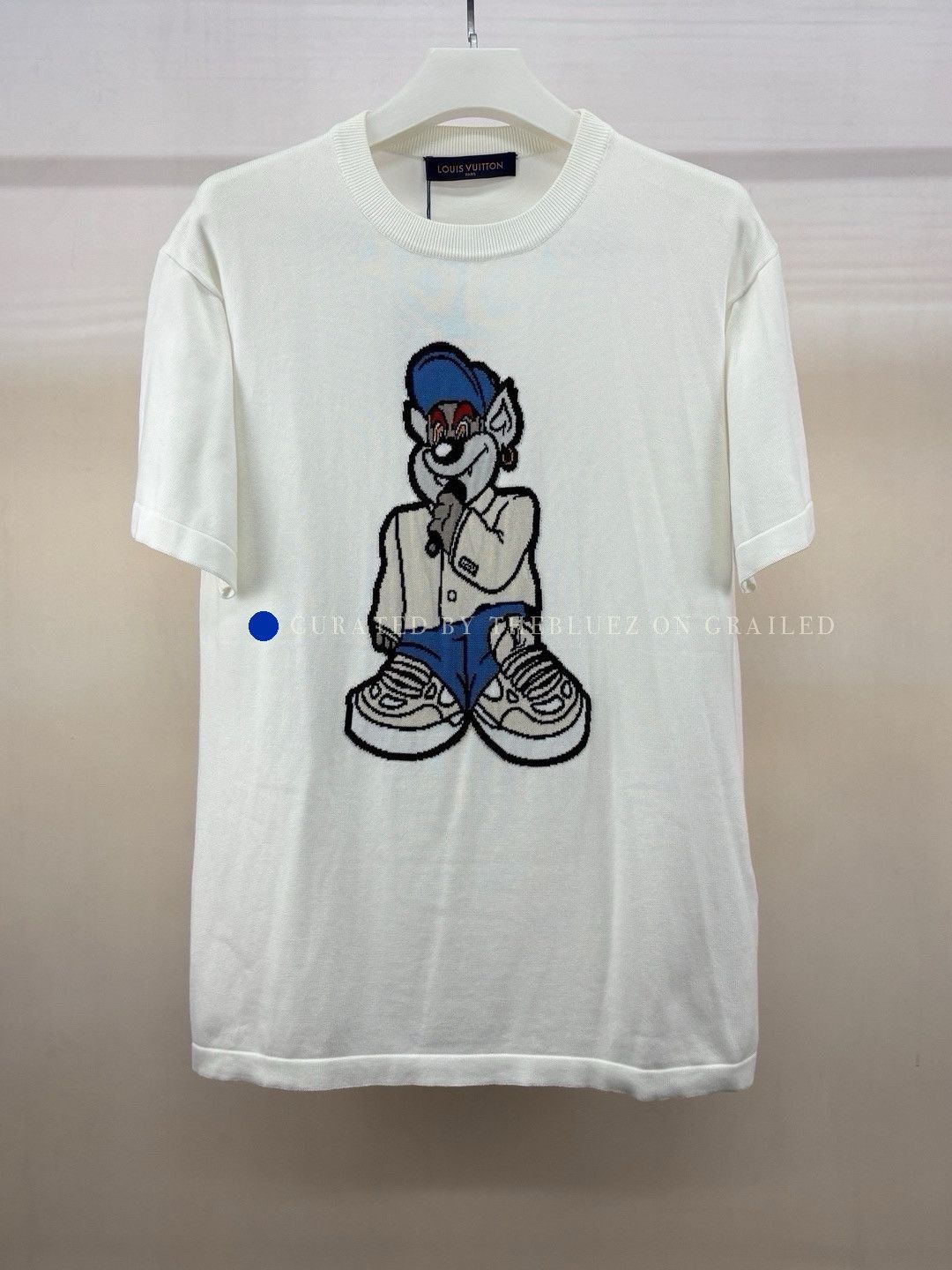 Louis Vuitton White Graphic Short Sleeve Shirt Size US S / EU 44-46 / 1 - 1 Thumbnail