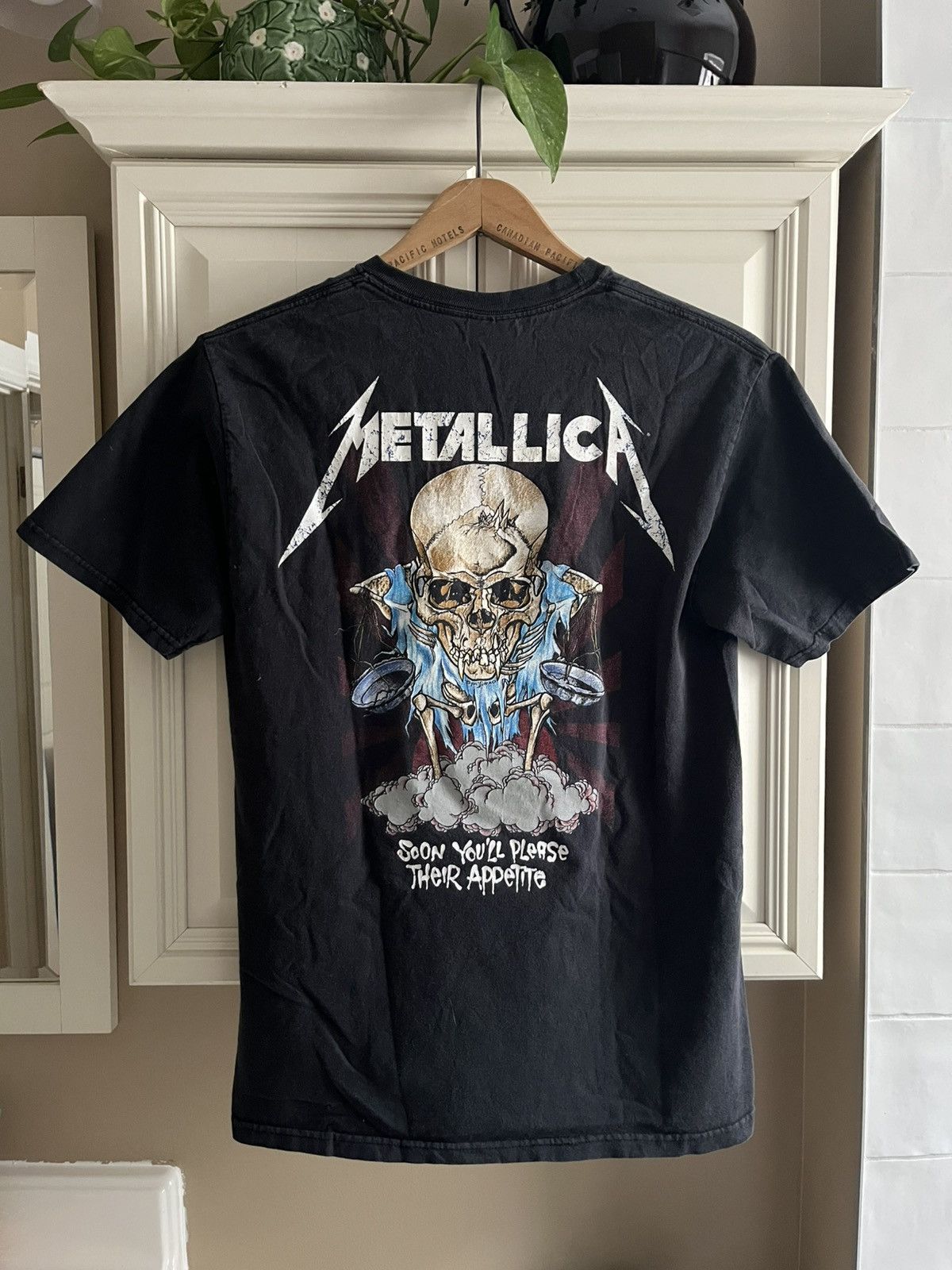 Metallica Vintage 1994 Metallica Doris Pushead Tee Shirt Size US M / EU 48-50 / 2 - 2 Thumbnail