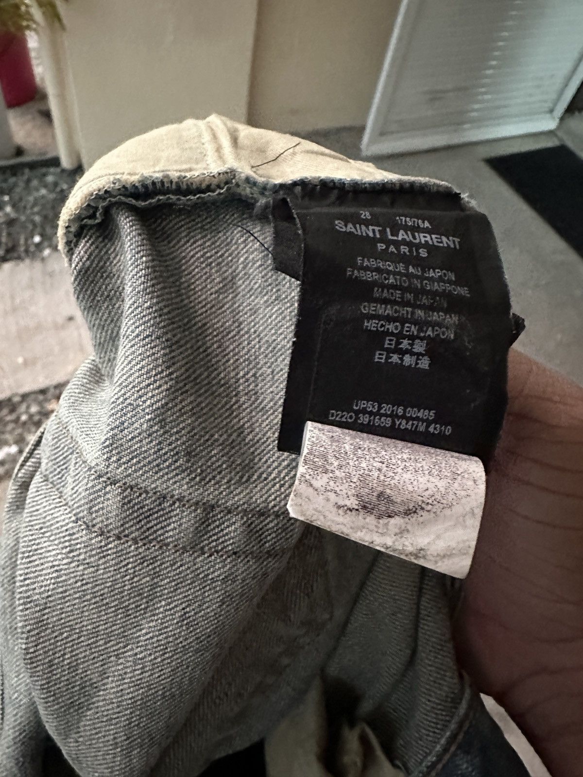 Hedi Slimane × Saint Laurent Paris Saint Laurent Paris - Hedi Slimane AW16 - Distressed Skinny Size US 28 / EU 44 - 6 Thumbnail