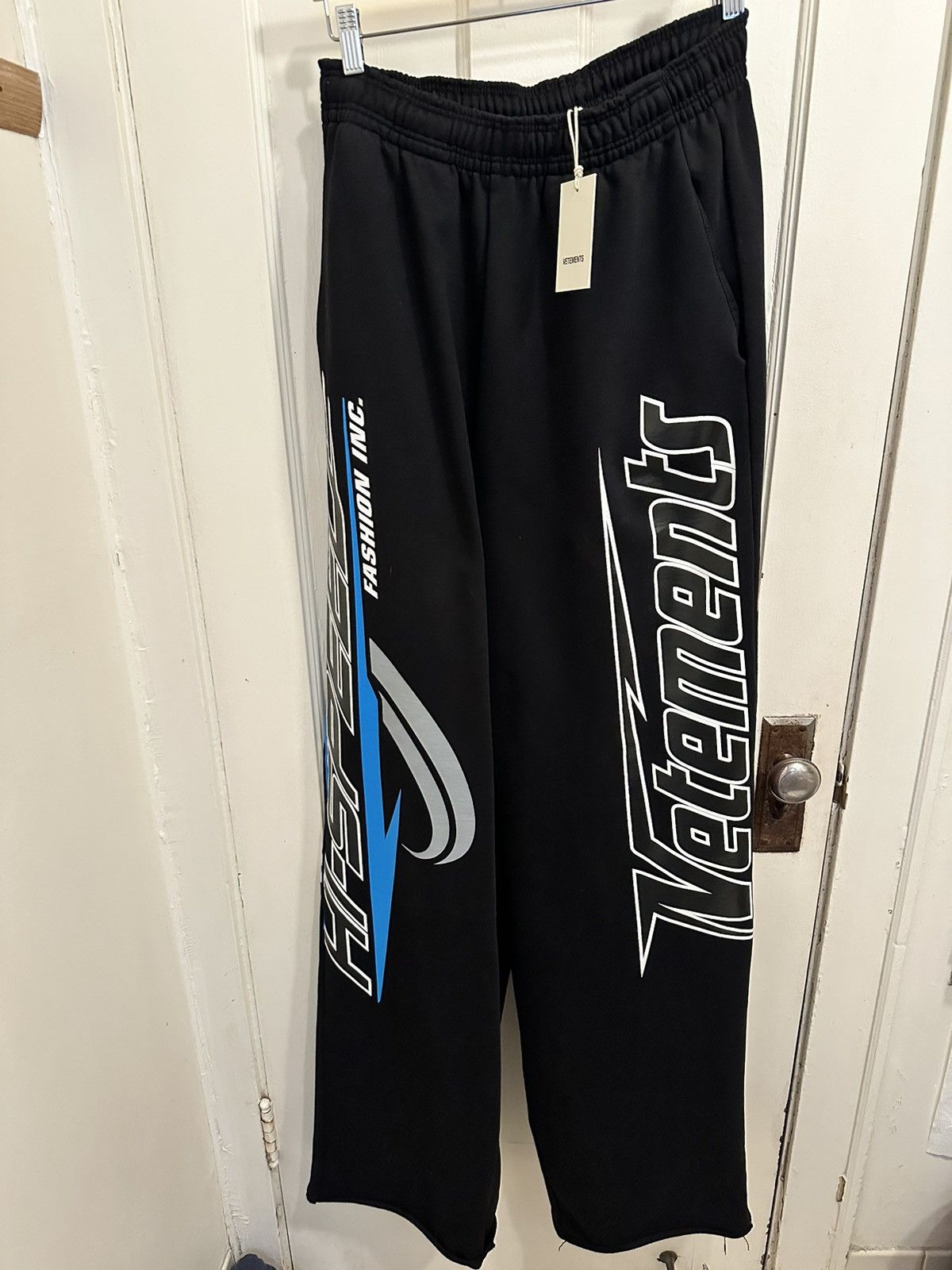 image of Vetements Hi-Speed Sweatpants in Black, Men's (Size 30)