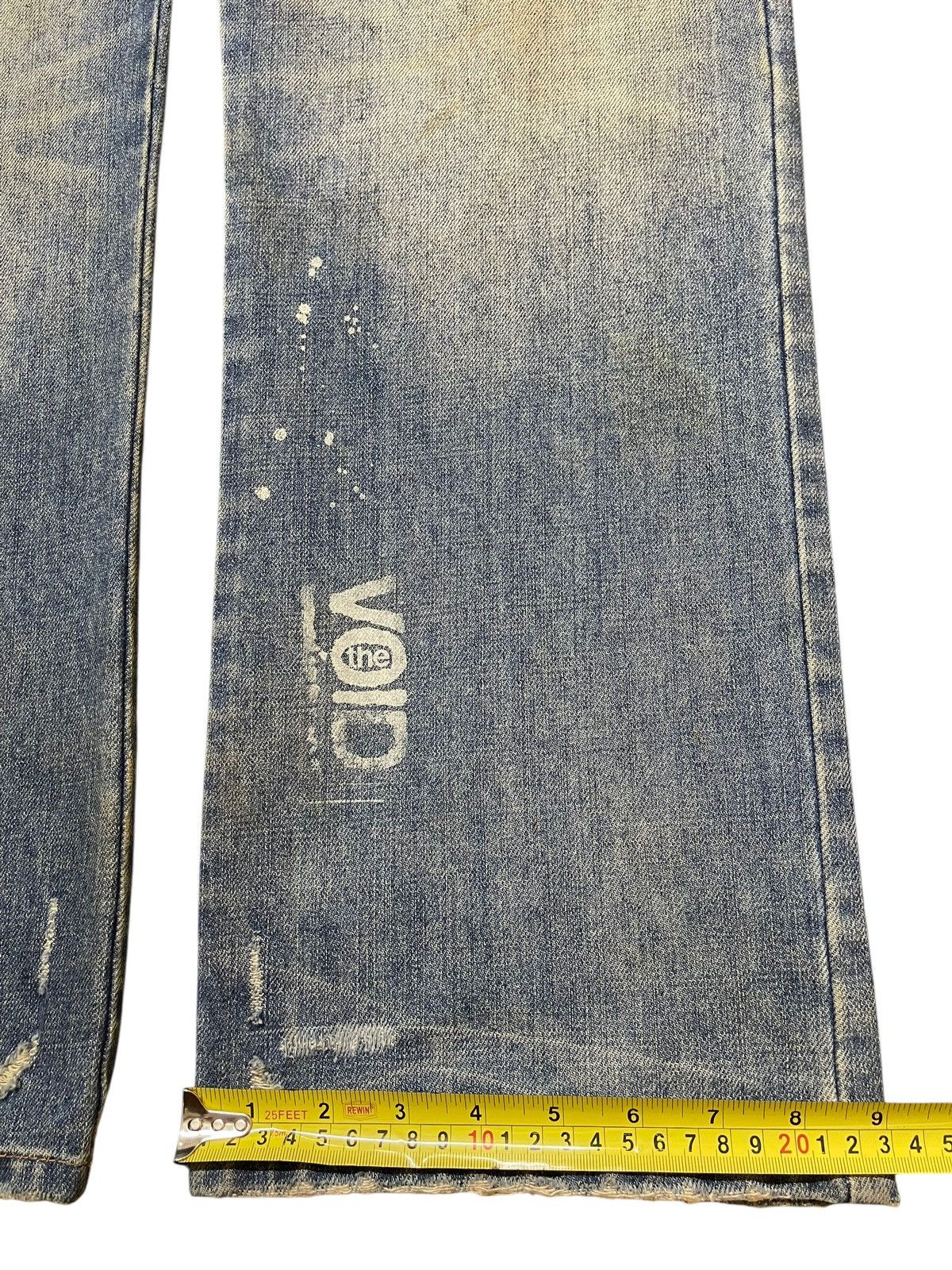 Hysteric Glamour Vintage Japanese Brand Mud Wash Faded Artist Style Jeans Size US 36 / EU 52 - 19 Thumbnail