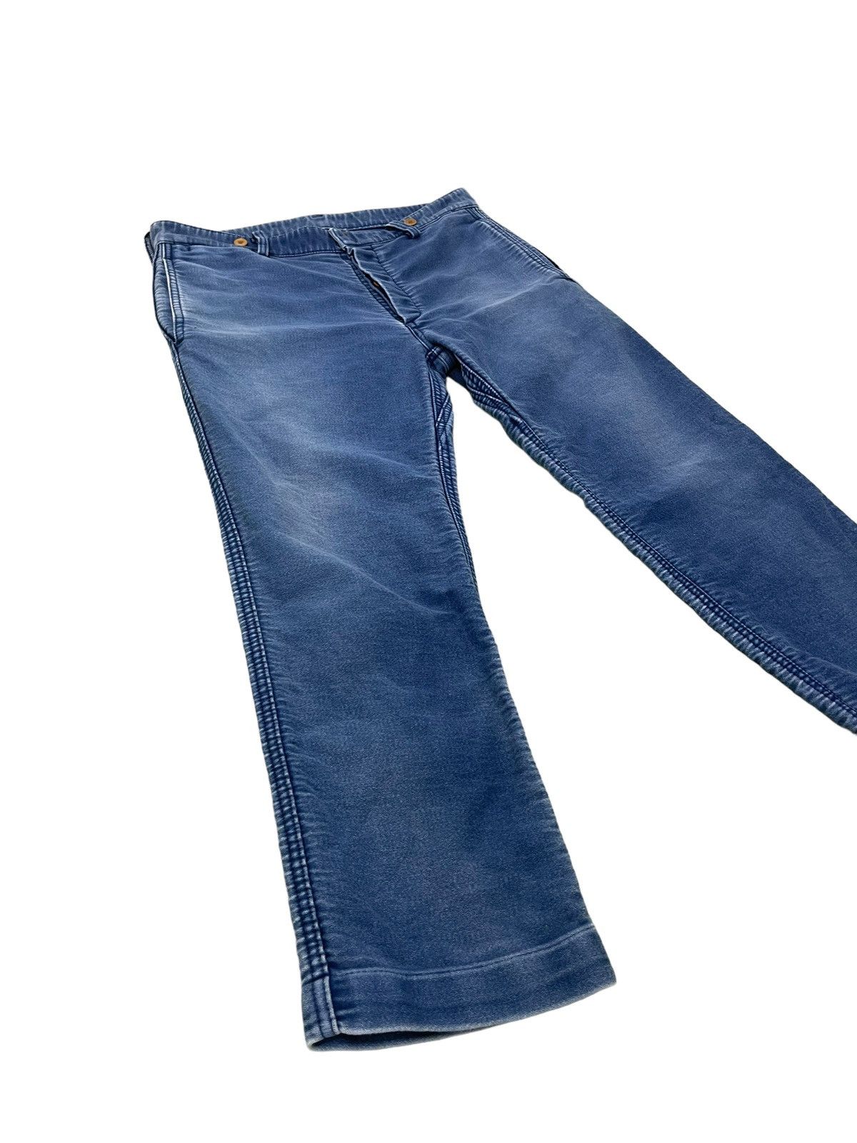 Visvim Cropped Moleskin Visvim Workwear Style Sweatpant Slim 6🟦5 Size US 32 / EU 48 - 10 Thumbnail