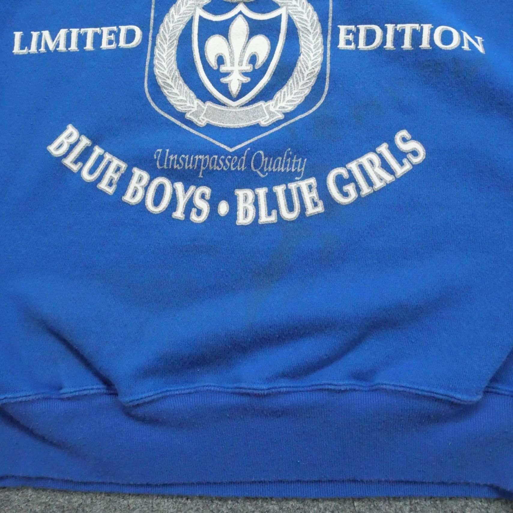 Vintage VINTAGE Dodger Sweatshirt Mens Large Blue Pullover Crew neck 90s Fold-Over Logo 90s Mens Blue Sweatshirt Size US L / EU 52-54 / 3 - 4 Thumbnail
