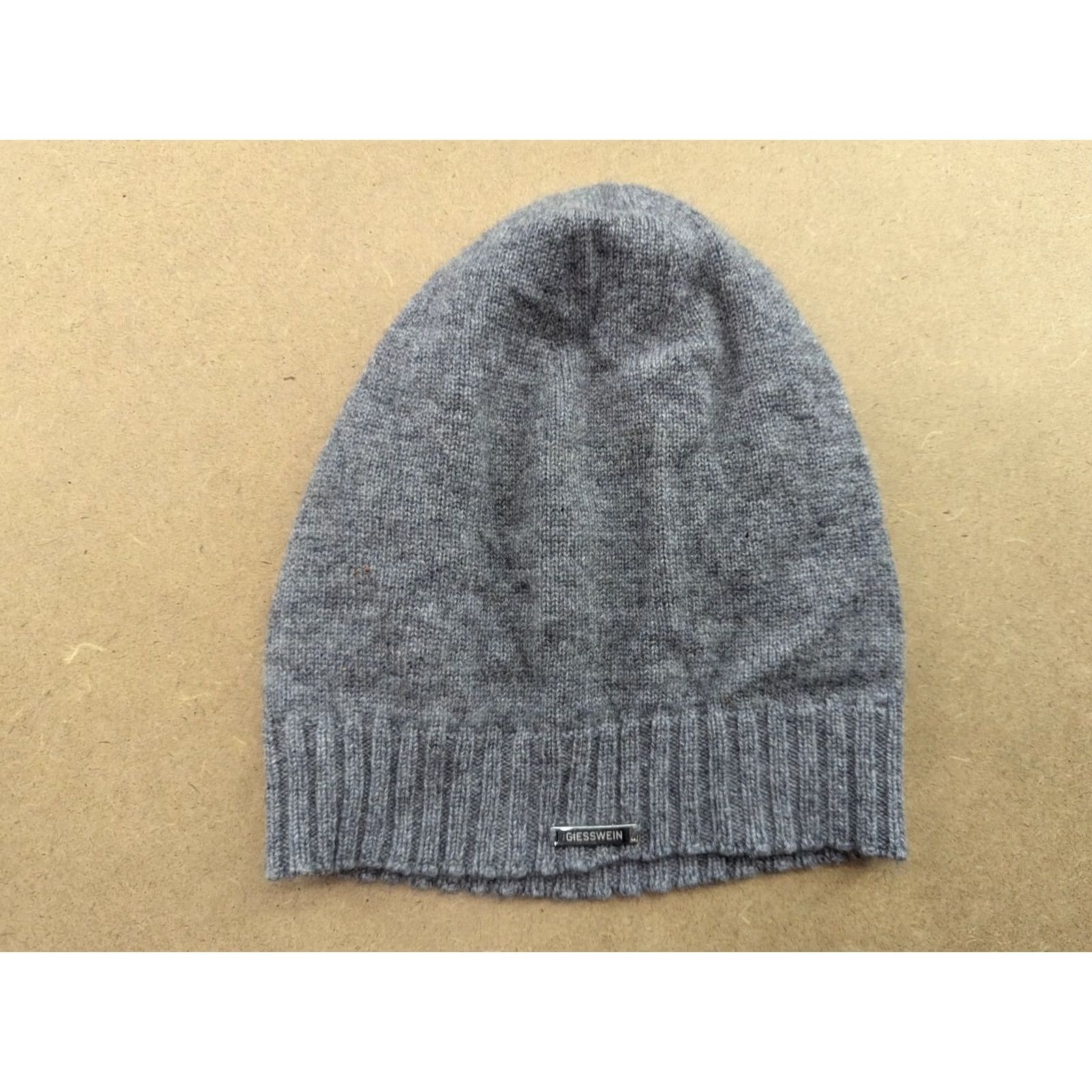Vintage Giesswein Beanie Hat One Size 100% Cashmere Gray Soft Ladies Womens Size ONE SIZE - 2 Thumbnail