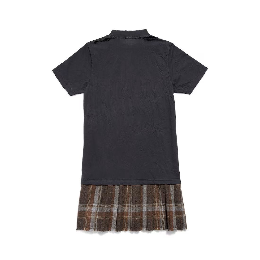Balenciaga o1bcso1str0326 Shirt Dress in Black Size S / US 4 / IT 40 - 2 Thumbnail