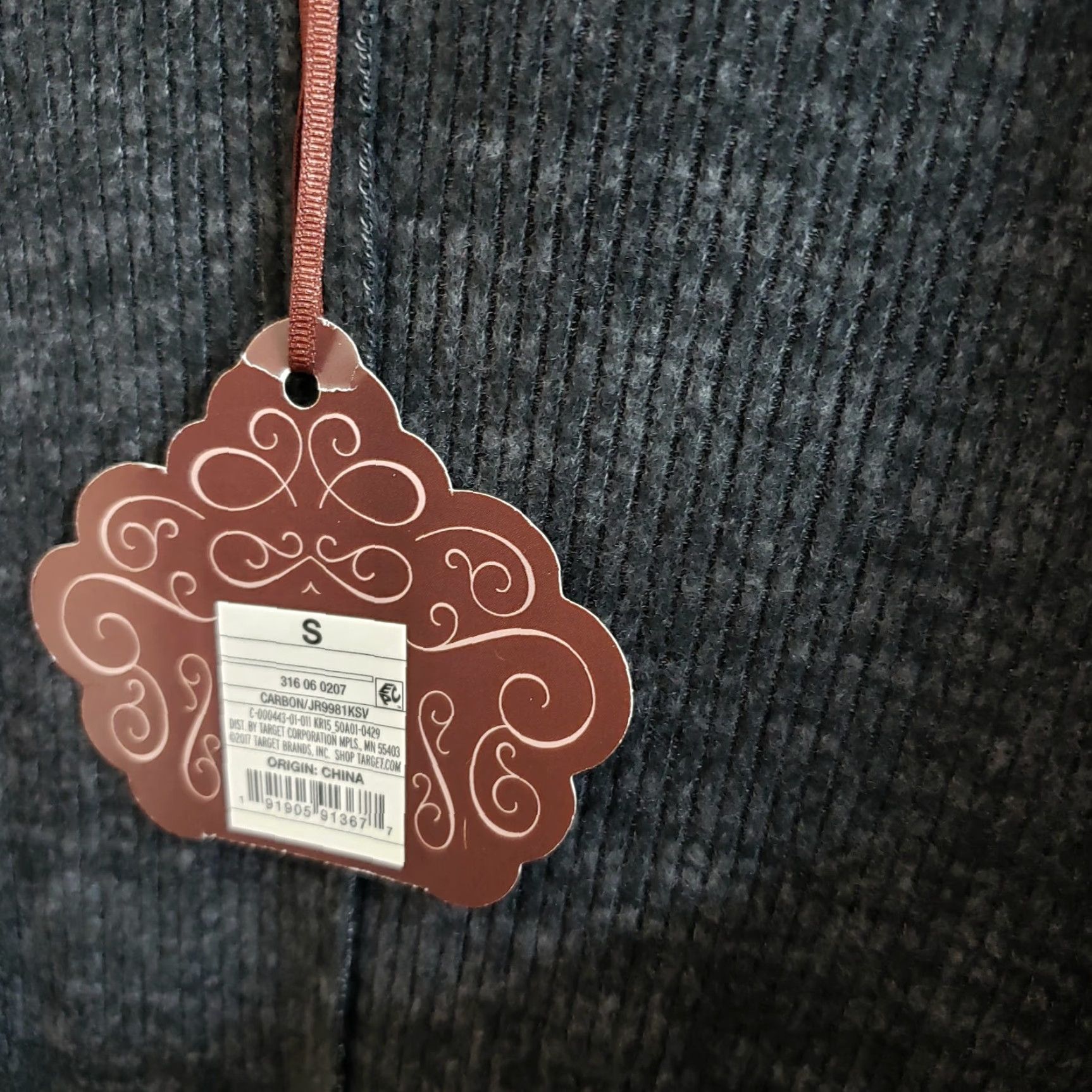 Vintage Knox Rose Cardigan Womens Sz Small Gray Open Front Long Sleeve Pockets Ribbed Size S / US 4 / IT 40 - 7 Thumbnail