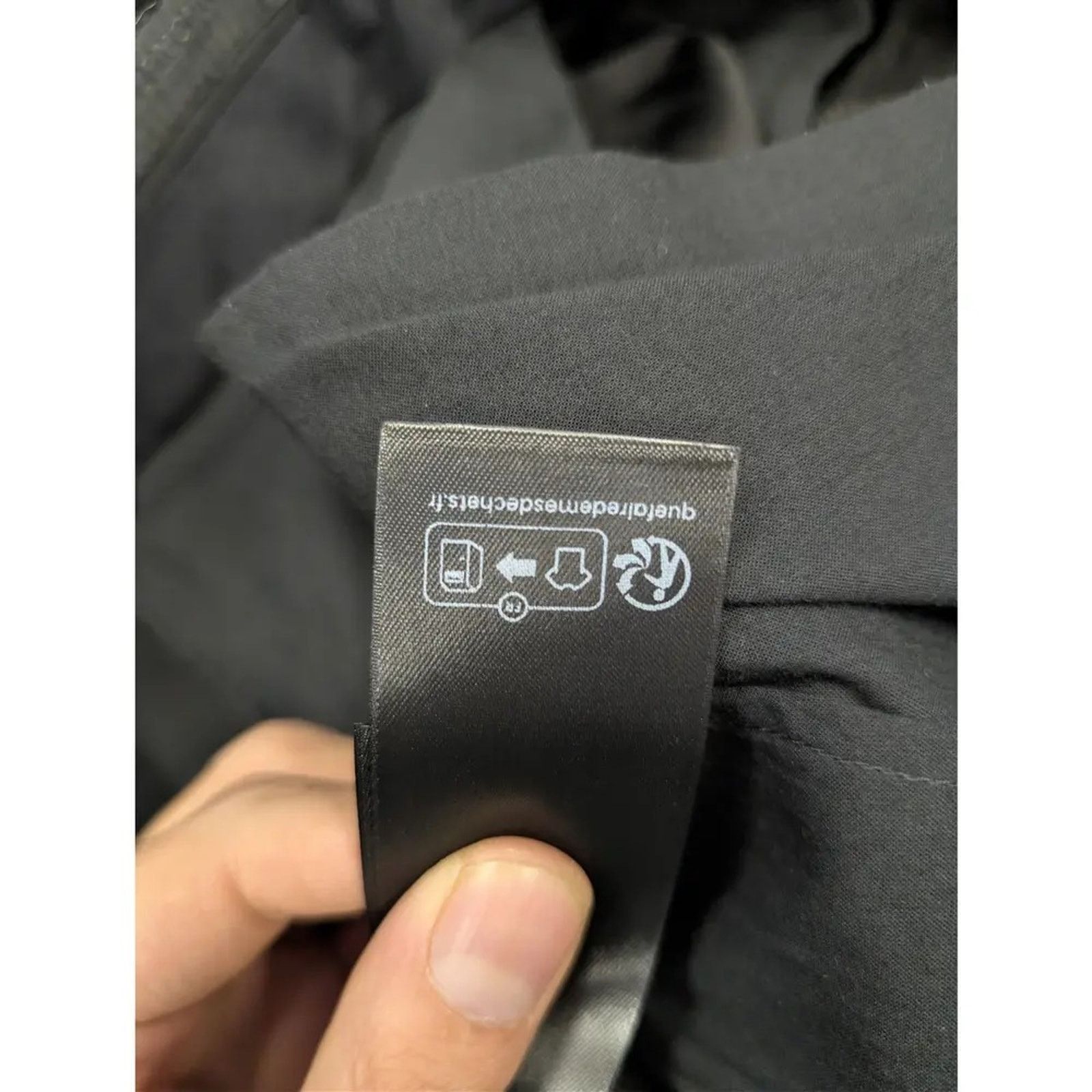 Balenciaga o1rshd1 Unisex Dry Wool Twill Tailored Pants in Black Size US 32 / EU 48 - 19 Thumbnail