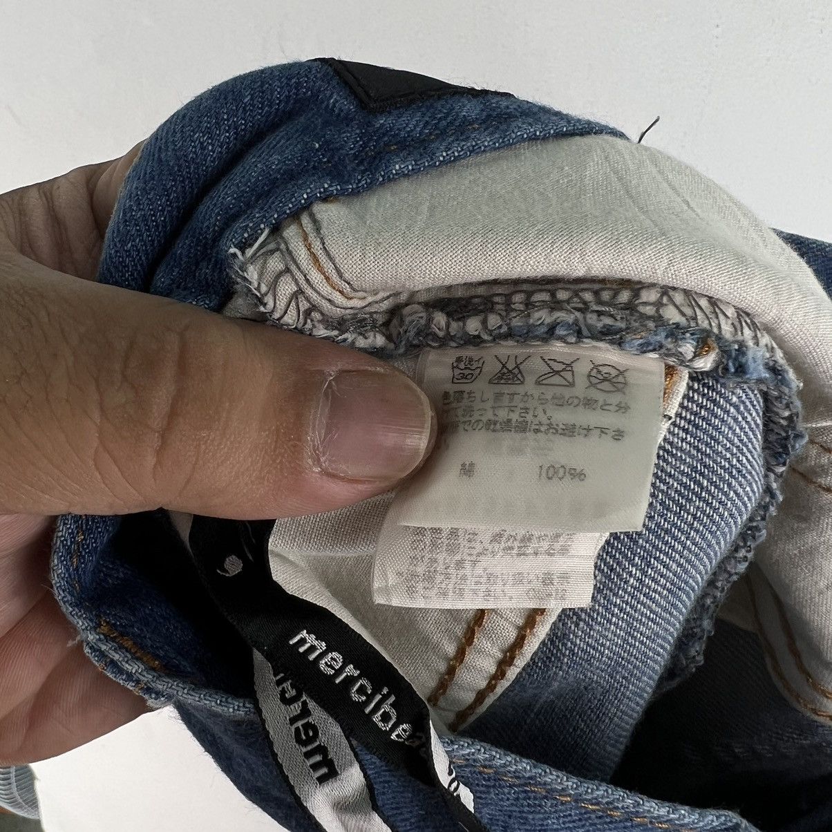 Issey Miyake 🔥VINTAGE BIKER DENIM JEANS MERCIBEAUCOUP ISSEY MIYAKE Size US 32 / EU 48 - 12 Thumbnail