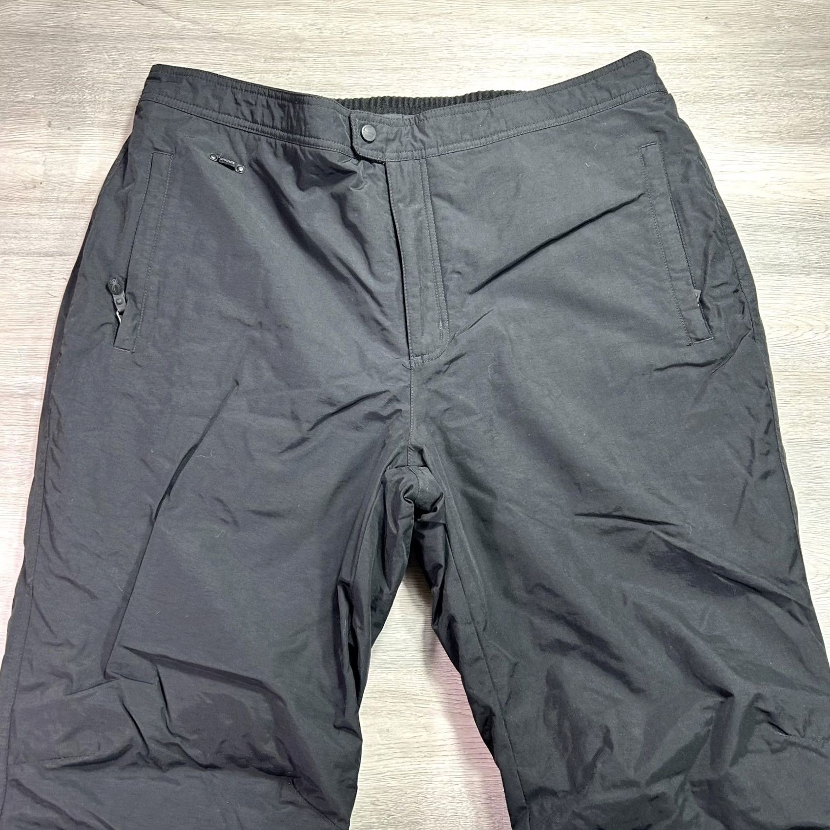 Spyder Spyder Snow Pants Mens 2XL Black Insulated Lined Pockets Zip Ski Winter Mens 2XL Size US 39 - 3 Thumbnail
