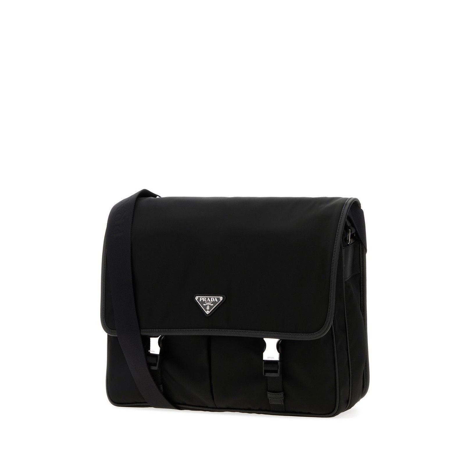 Prada PRADA Black Canvas Shoulder Strap Bag New & Authentic Size ONE SIZE - 2 Thumbnail