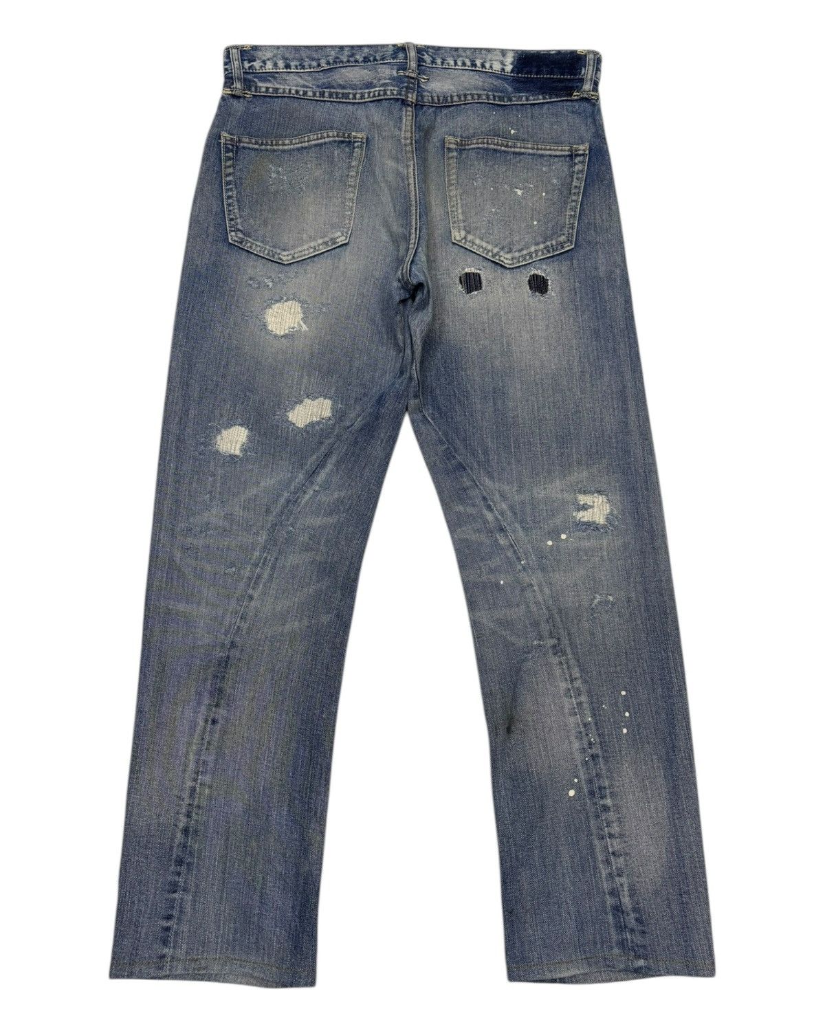 Hysteric Glamour 🔥SASHIKO BORO TAKEO KIKUCHI JAPANESE DENIM JEANS Size US 34 / EU 50 - 9 Thumbnail