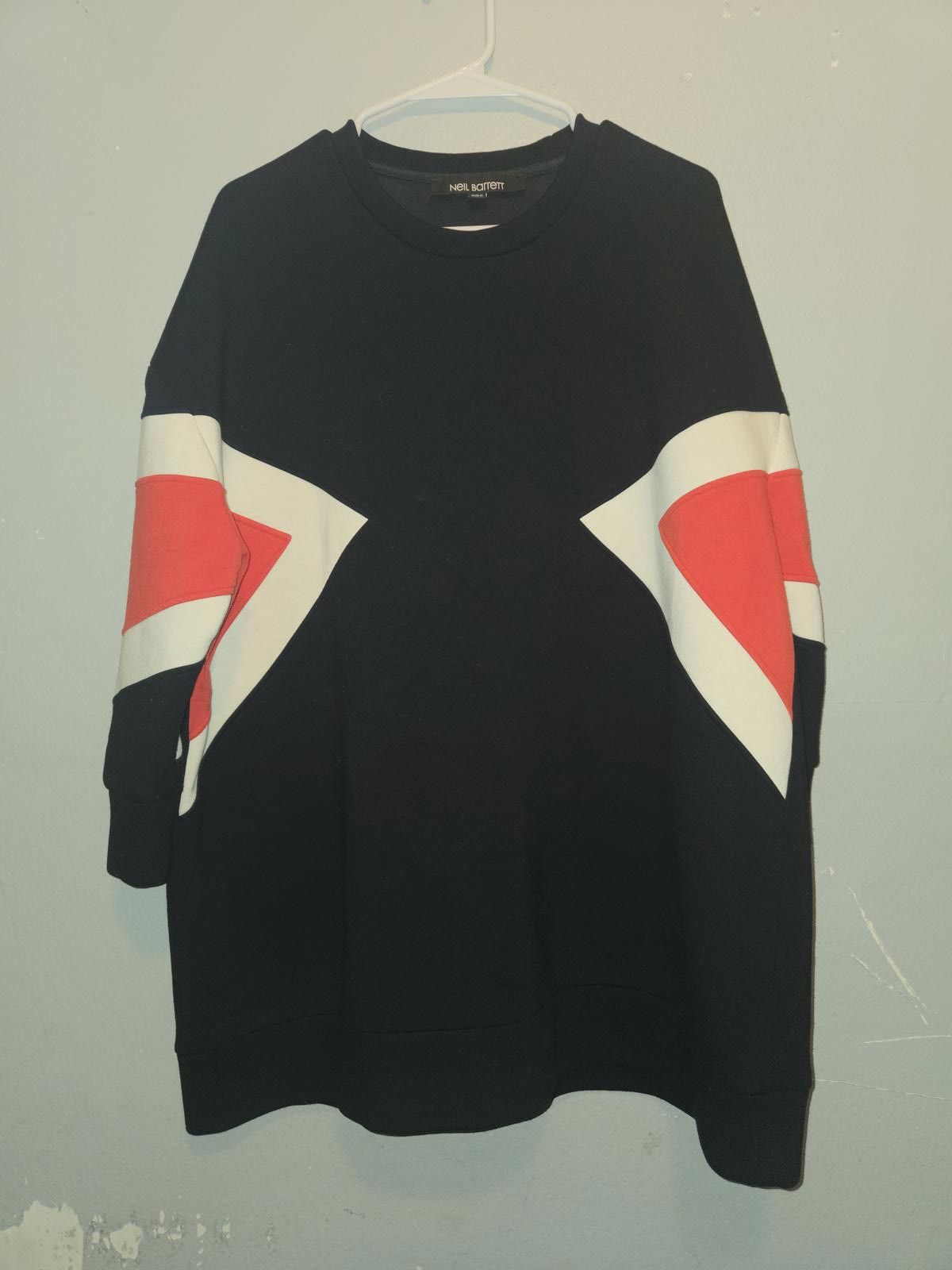 Neil Barrett Neil Barrett Color block Neoprene Sweatshirt Black Men's XS Size US XS / EU 42 / 0 - 2 Thumbnail