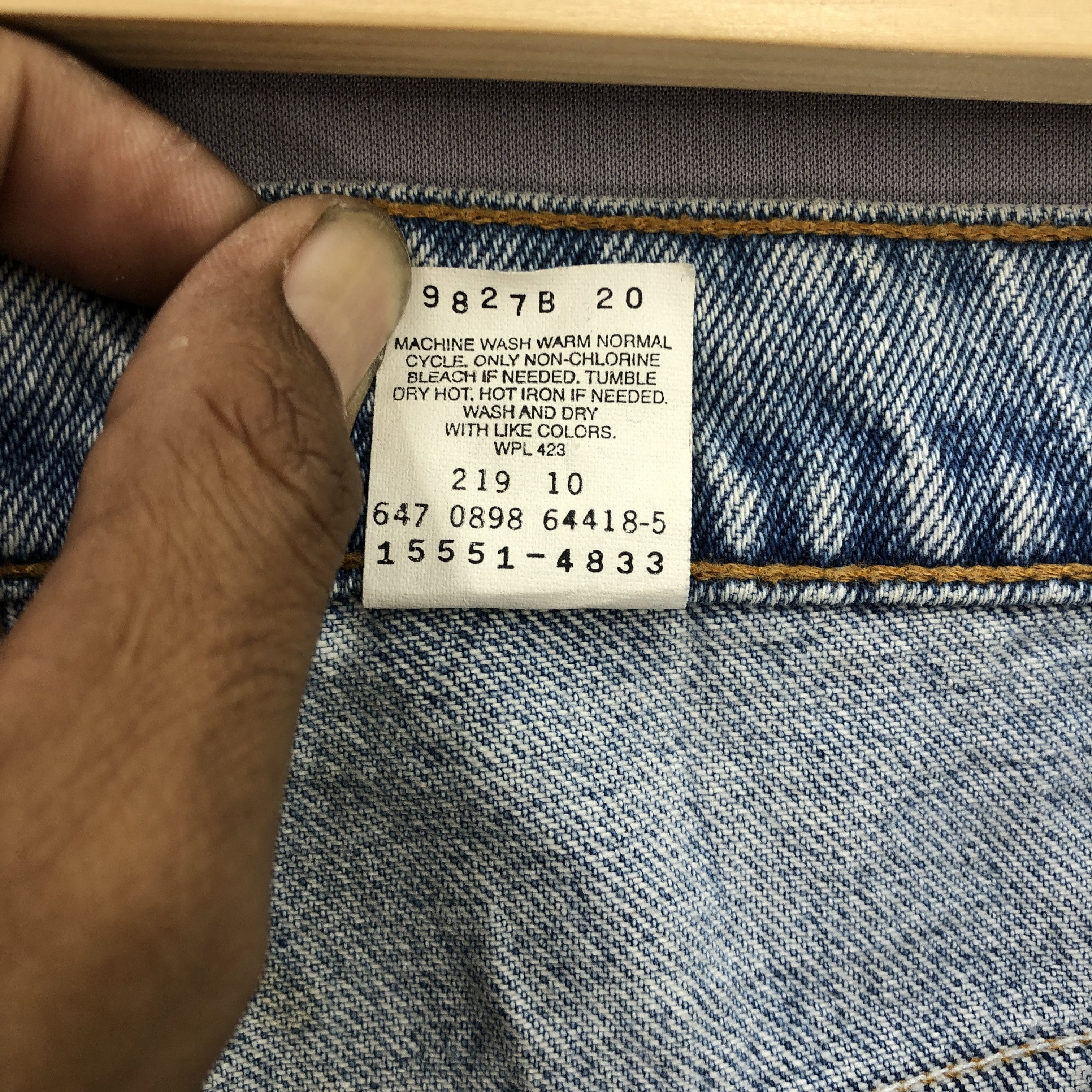 Levi's Vintage Levis Sun Faded Jeans Levi's 550 Light Wash Denim Size US 30 / EU 46 - 10 Thumbnail