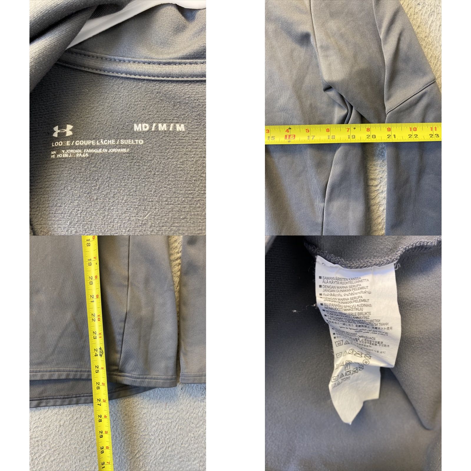 Under Armour Under Armour Women's Size M Pullover Sweatshirt Loose Gray Long Sleeve Size M / US 6-8 / IT 42-44 - 8 Thumbnail