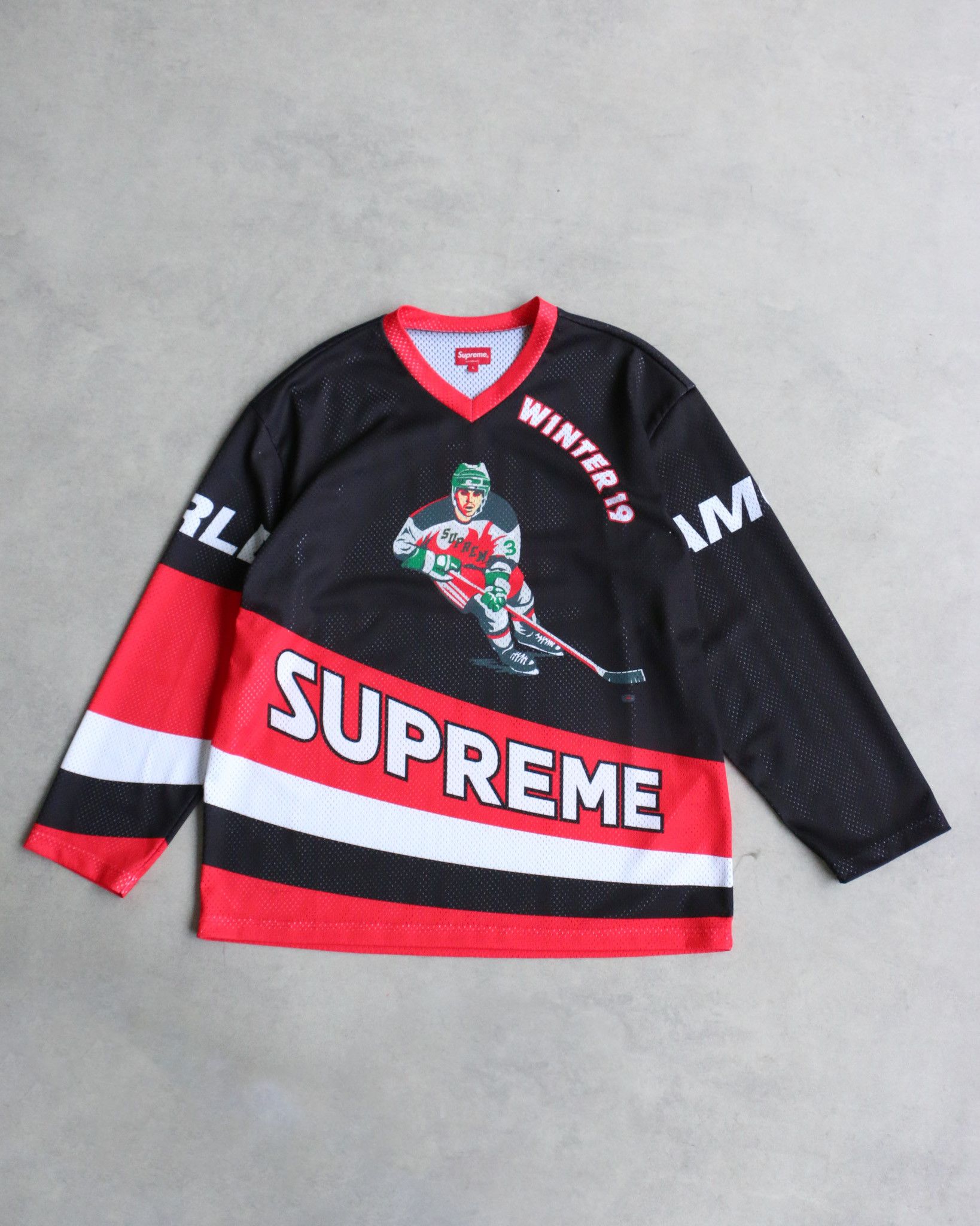 Supreme Supreme Bones Hockey Jersey | Grailed