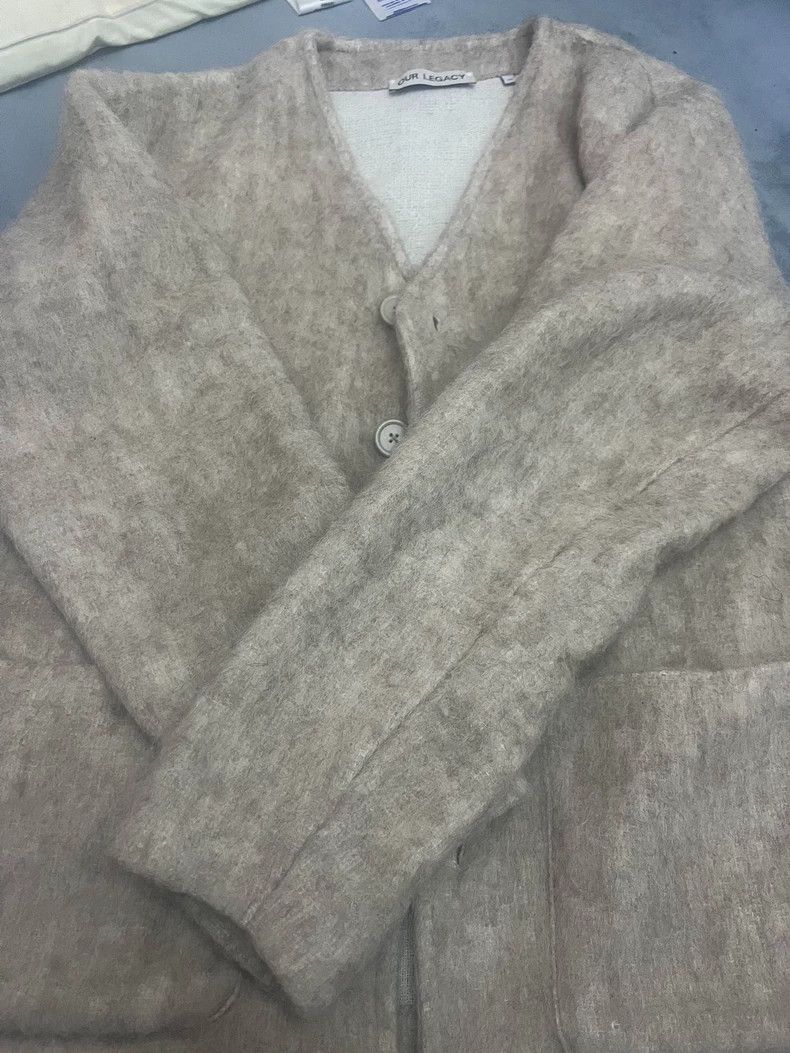 Our Legacy our legacy Mahai fur v-neck cardigan 2503-Nextarrow Size US L / EU 52-54 / 3 - 1 Thumbnail