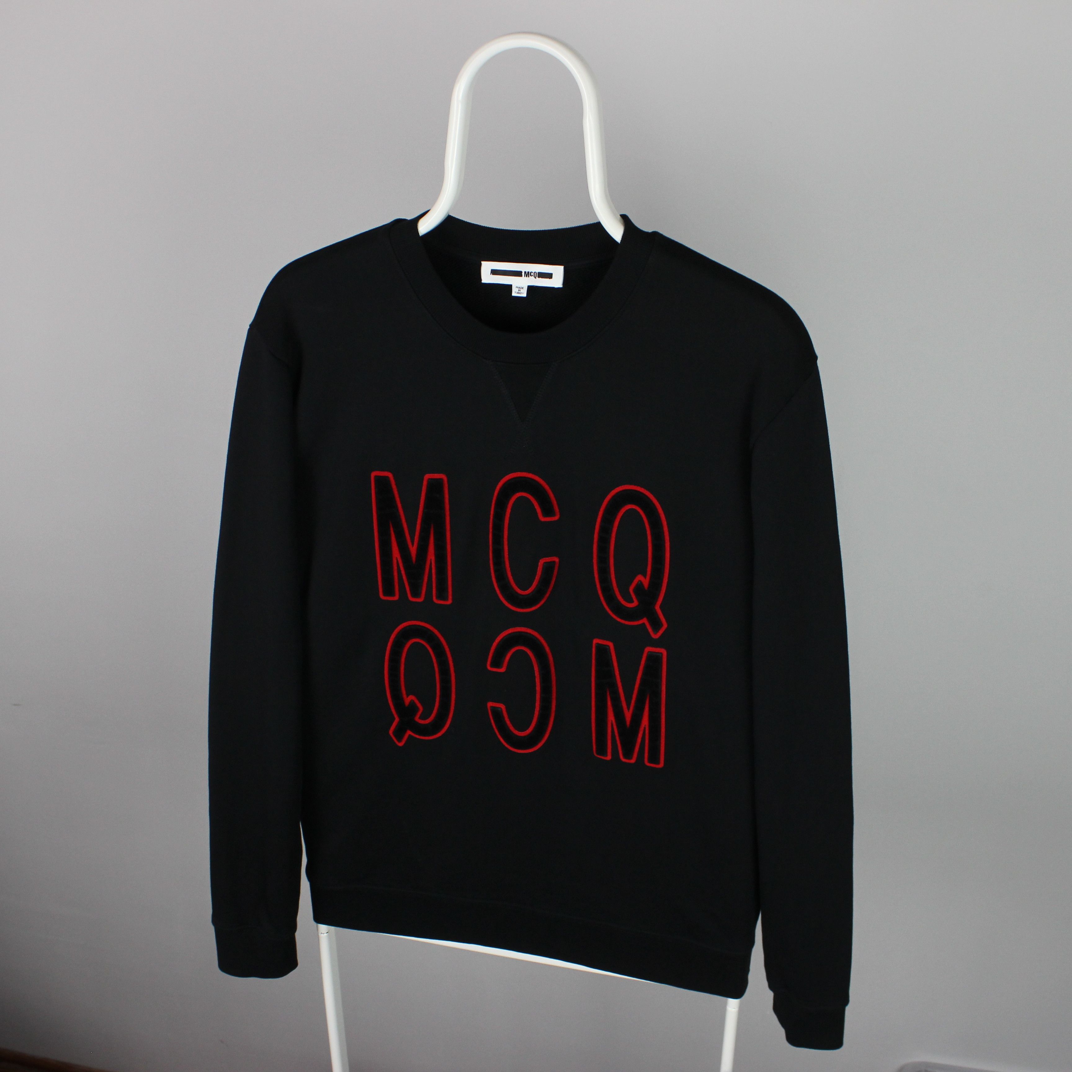 MCQ Alexander McQueen MCQ Black Crewneck Logo sz S Size US S / EU 44-46 / 1 - 1 Thumbnail