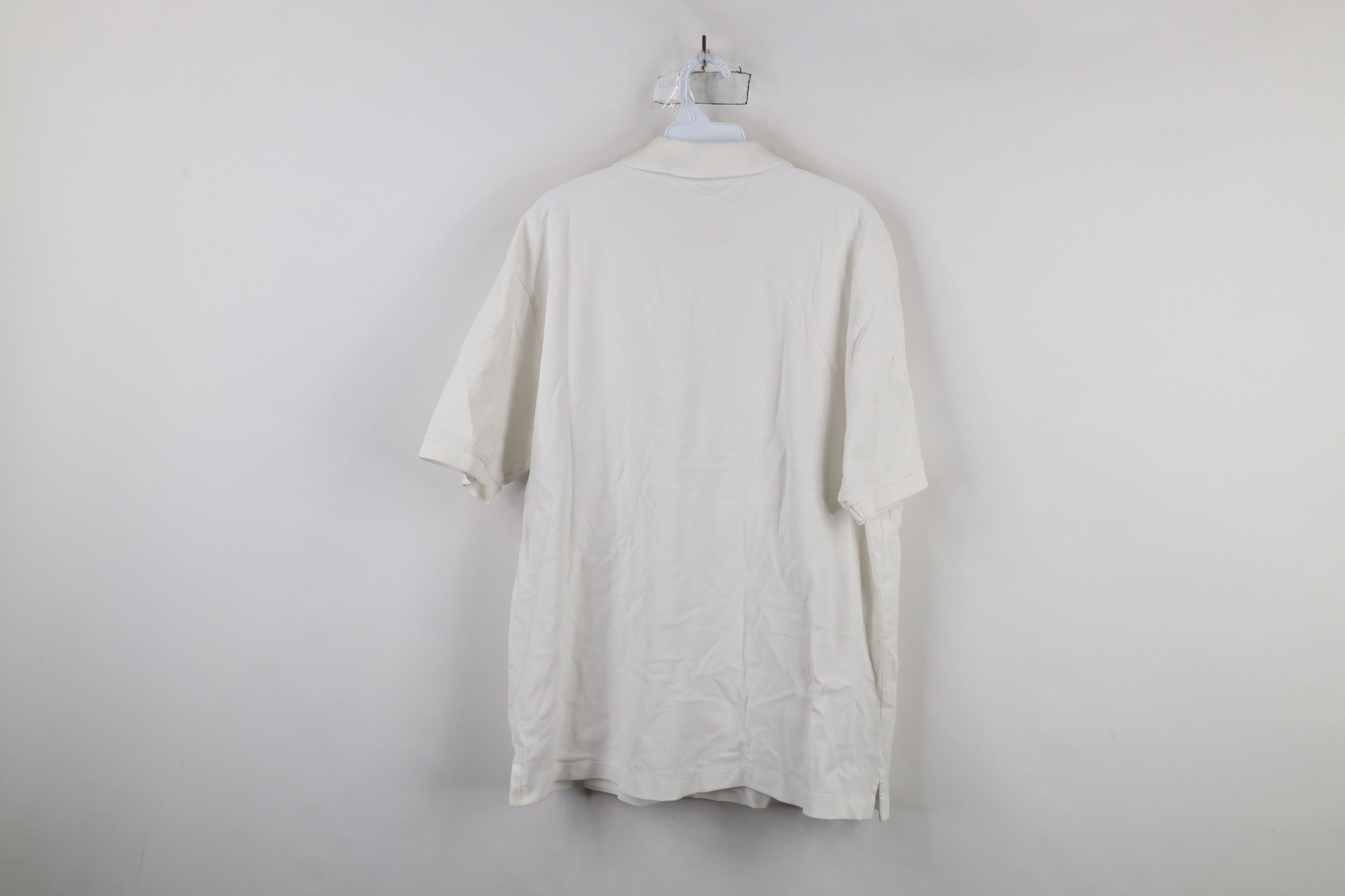 J.Crew × Vintage Vintage Y2K 2004 J Crew Blank Pique Cotton Polo Shirt White Size US XL / EU 56 / 4 - 11 Thumbnail