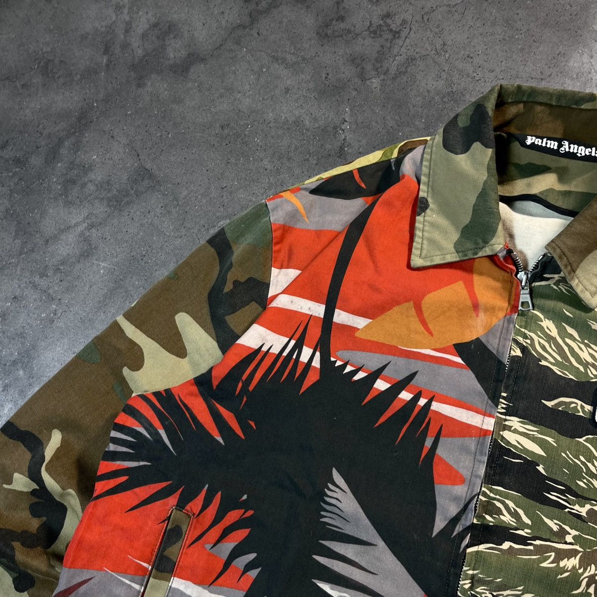 Palm Angels Palm Angels Patchwork Mixed Prints Camo Khaki Jacket Hype Size US L / EU 52-54 / 3 - 2 Thumbnail