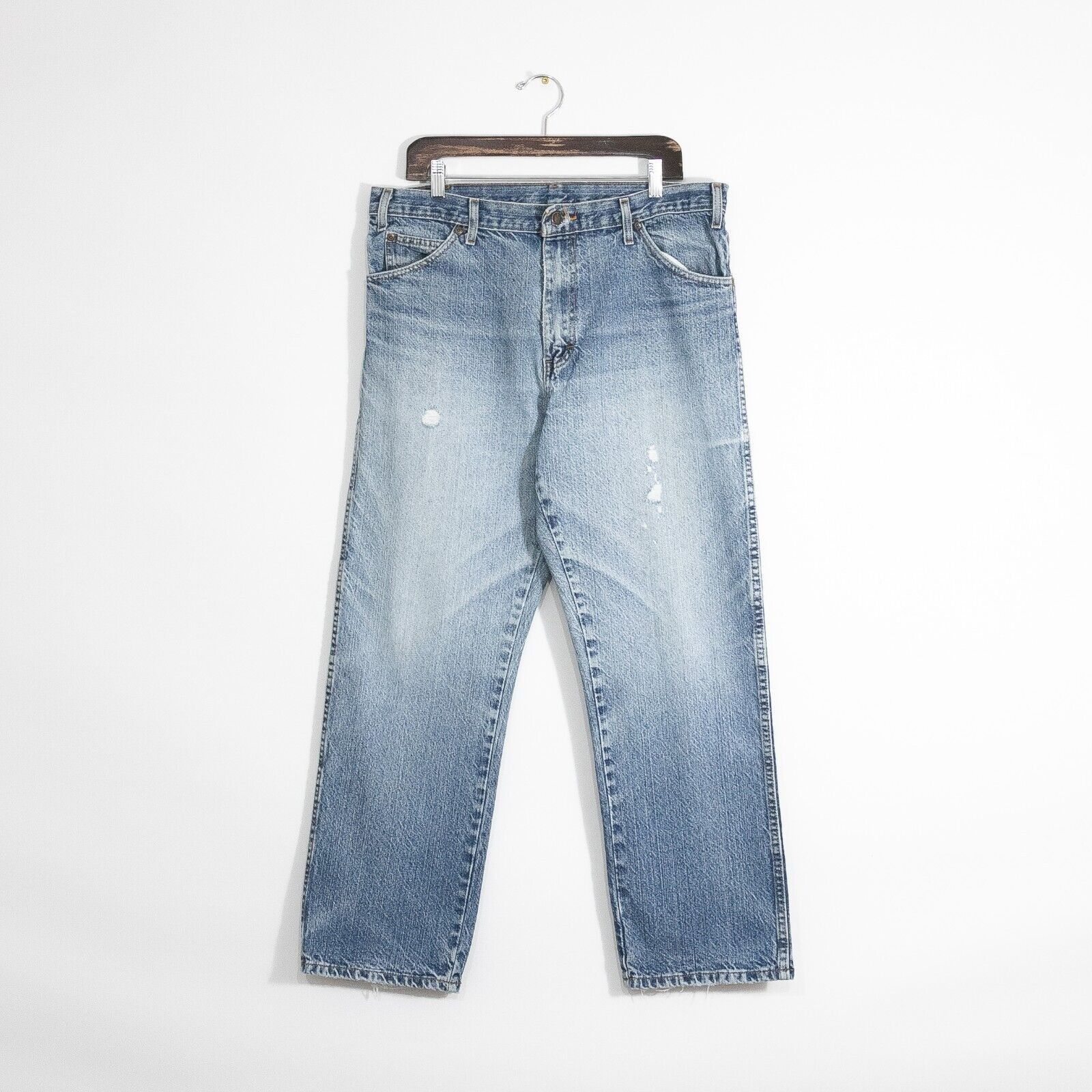 Dickies × Vintage Vintage Dickies Jeans 36x29 - Faded Distressed Light Wash Size US 36 / EU 52 - 1 Thumbnail