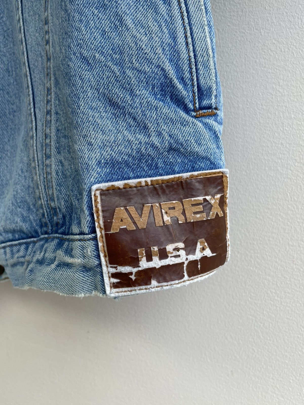 Avirex AVIREX USA Mens Vintage Denim Jeans Jacket Size US M / EU 48-50 / 2 - 3 Thumbnail