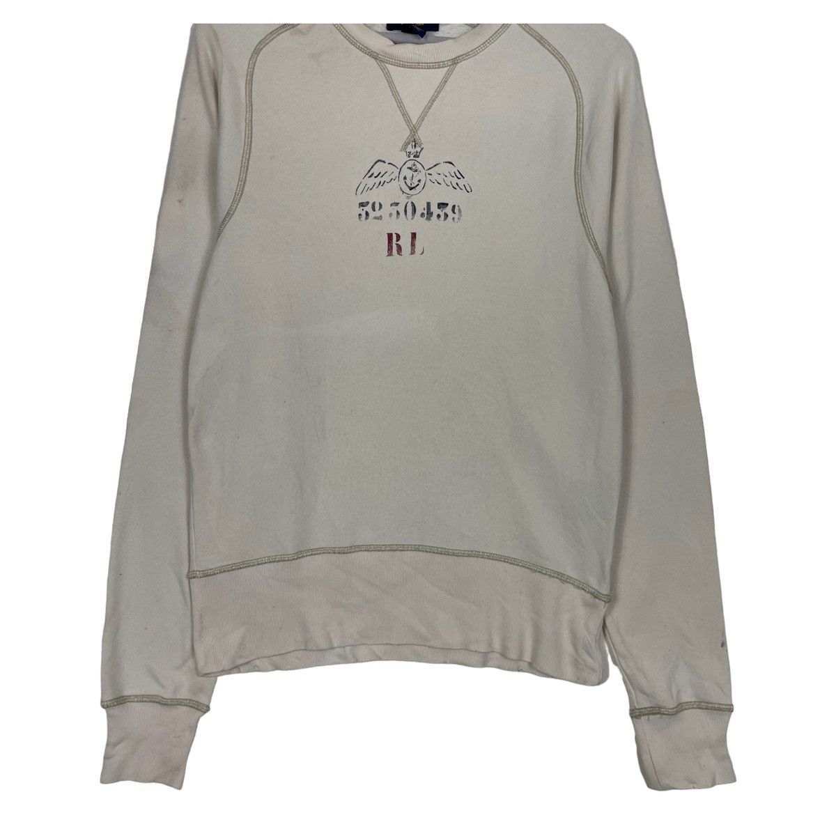 Polo Ralph Lauren × Ralph Lauren 💥RALPH LAUREN POLO RUGBY CREWNECK SWEATSHIRT Size US S / EU 44-46 / 1 - 5 Thumbnail
