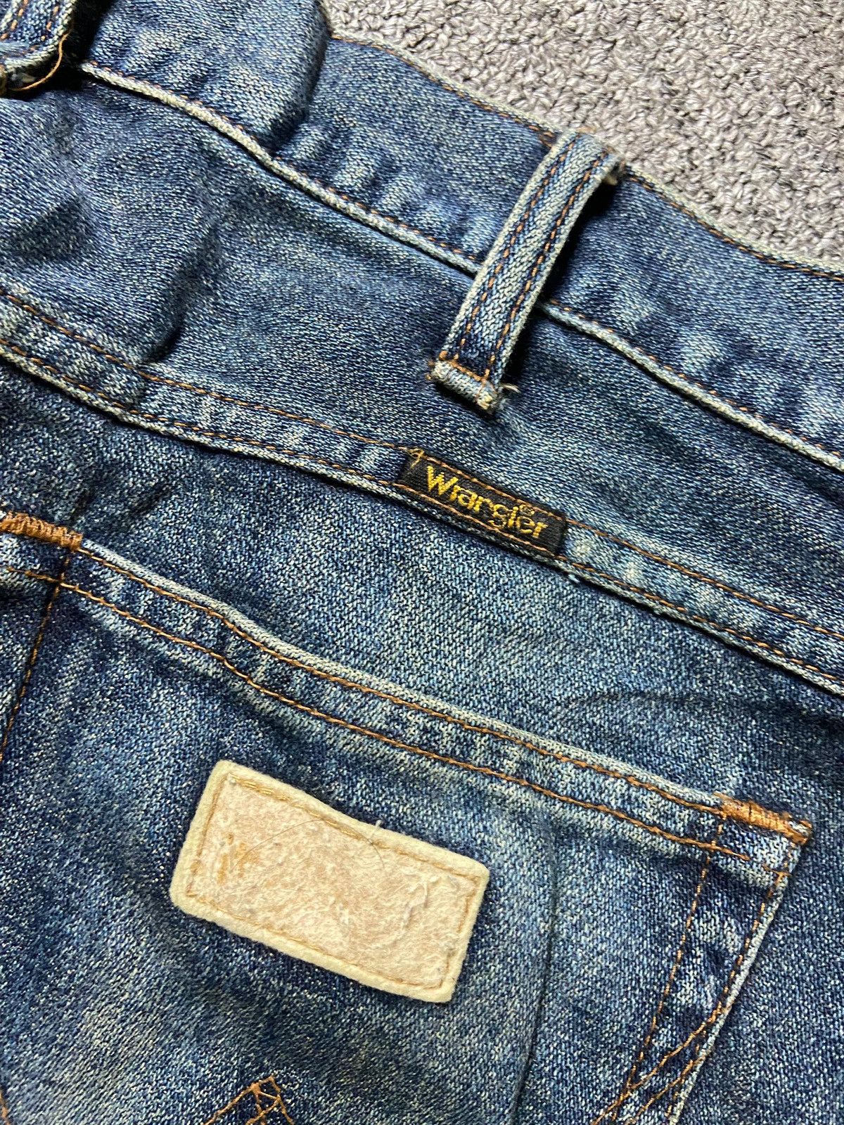Japanese Brand × Vintage × Wrangler Vintage Wrangler Straight Baggy Cut Jeans (123) Size US 36 / EU 52 - 5 Thumbnail