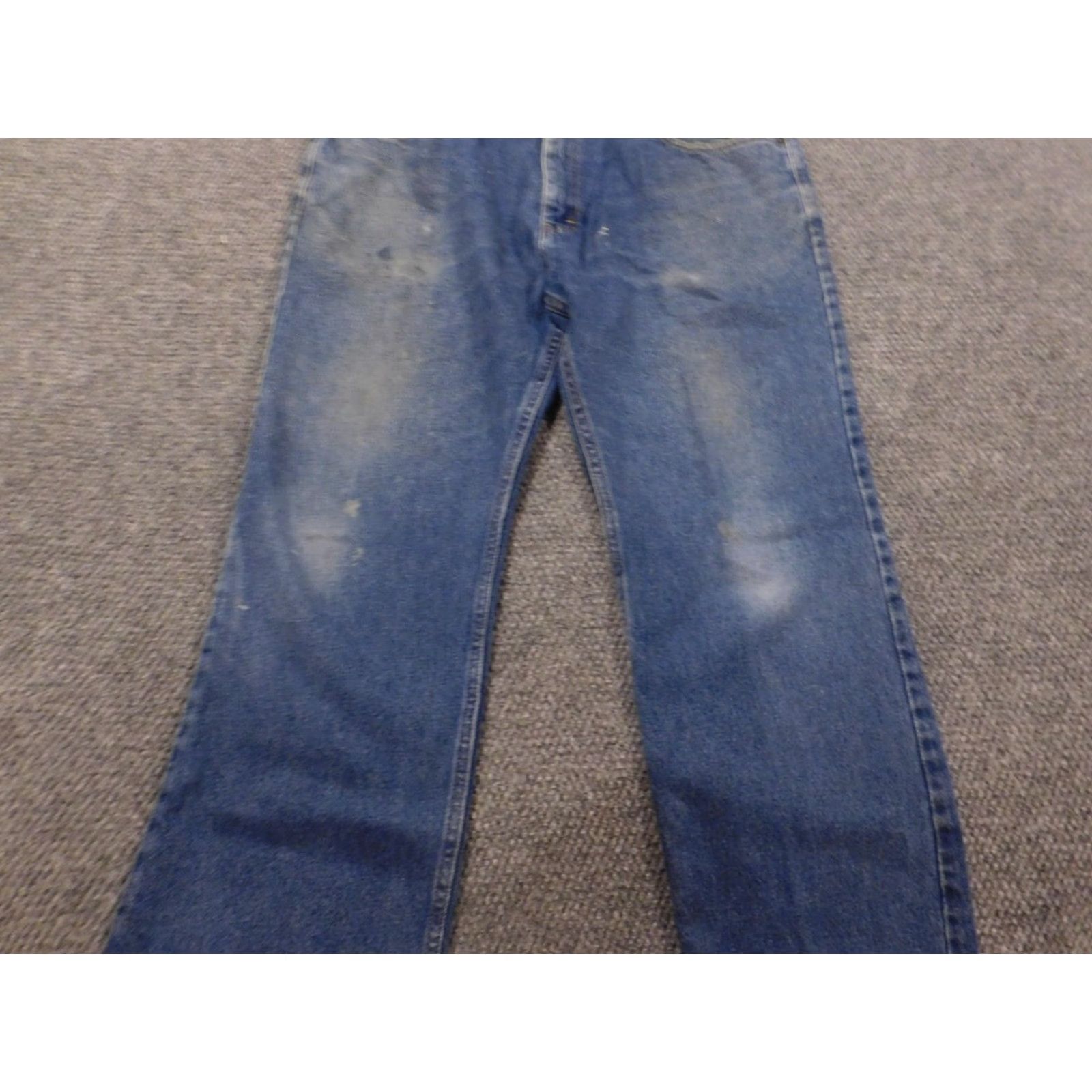 Vintage Urban Pipeline Jeans Mens 38x30 Blue Straight Classic Distressed Jeans 38 Regular Blue Denim Cotton Zip Men Straight 30 In Vintage No Mens Size US 38 / EU 54 - 7 Thumbnail