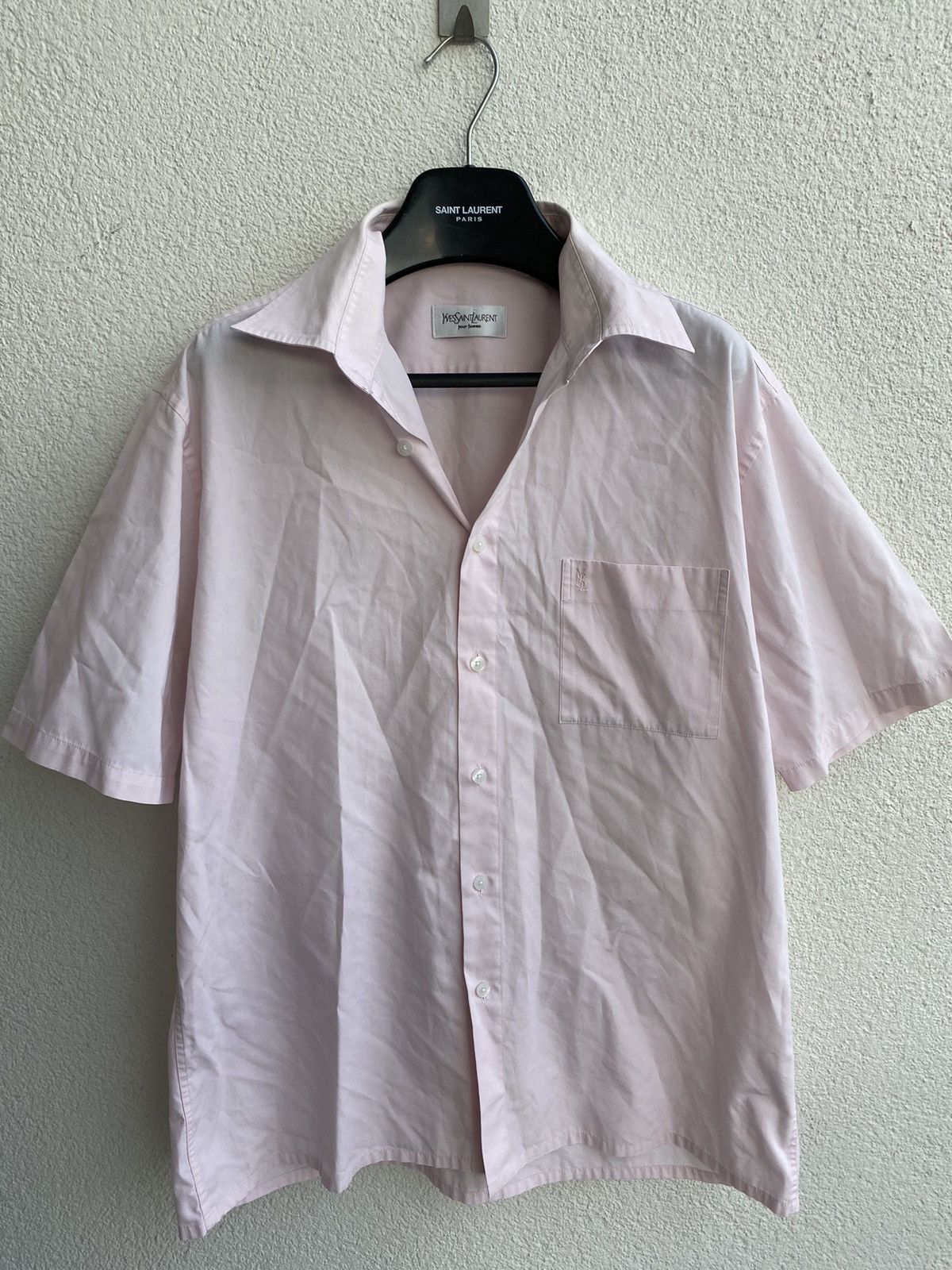 Yves Saint Laurent Summer YSL Shirt Pinky Size US L / EU 52-54 / 3 - 3 Thumbnail