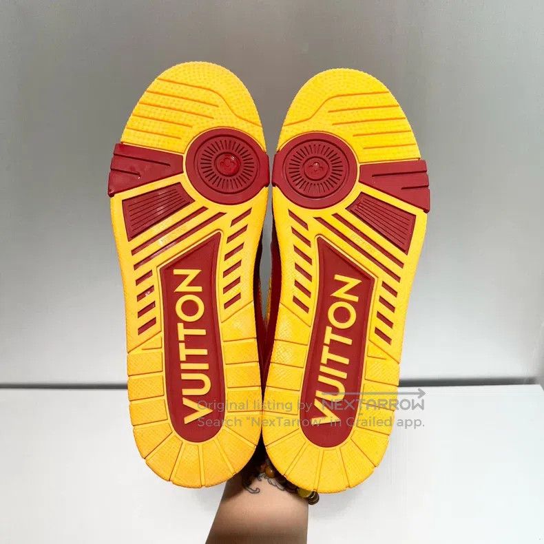 Louis Vuitton Louis Vuitton Trainer Tomato Scrambled Egg Color Matching Size US 8 / EU 41 - 7 Thumbnail