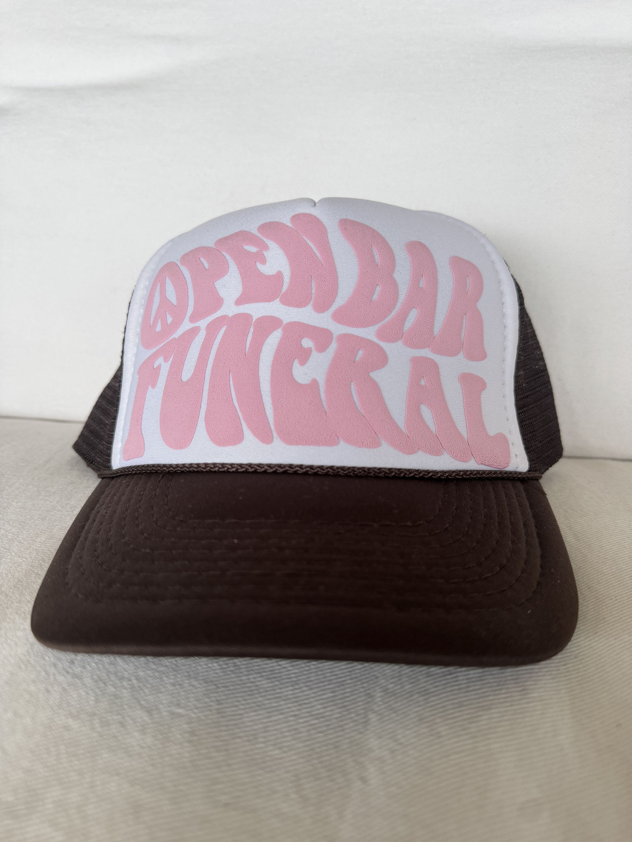 Vintage Open Bar Funeral Trucker Size ONE SIZE - 1 Thumbnail