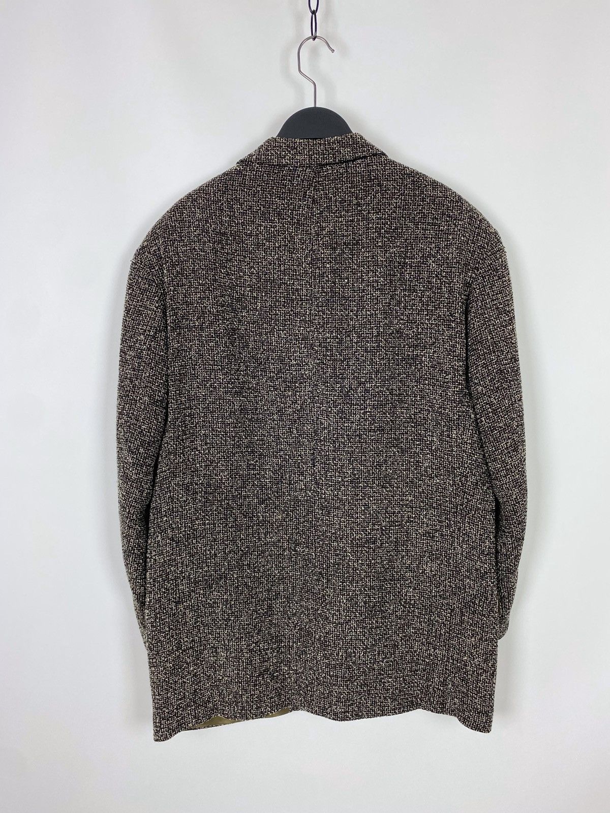 Hugo Boss Y2K Vintage Hugo Boss Wool Woven Textured Blazer Jacket Size US M / EU 48-50 / 2 - 11 Thumbnail