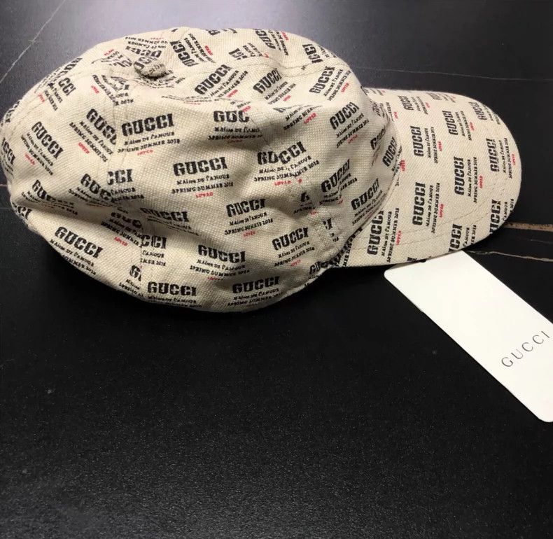 Gucci Gucci Size L/59Baseball cap cap full logo hat size L/59 250