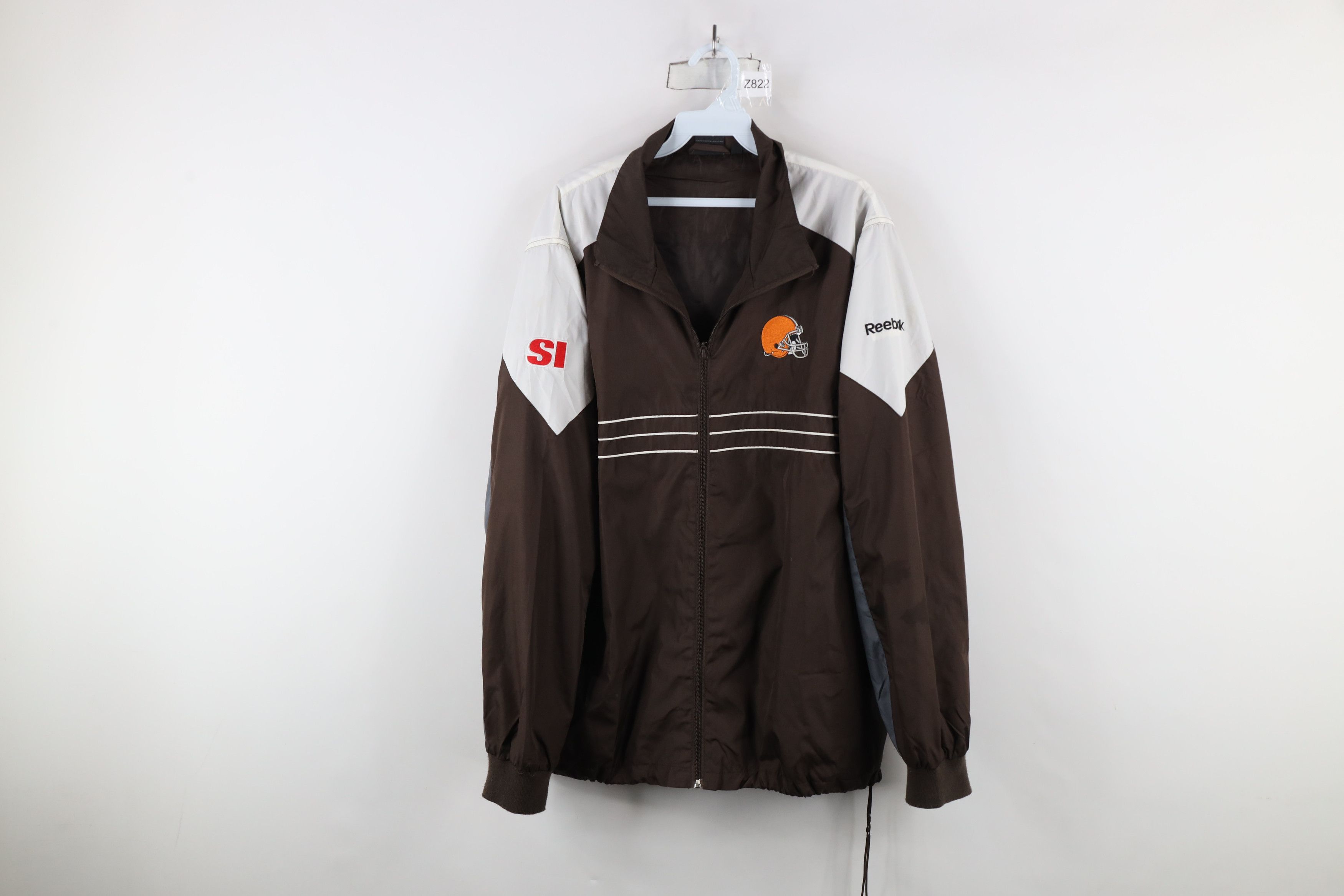 Reebok × Vintage Vintage Reebok Cleveland Browns Football Windbreaker Jacket Size US L / EU 52-54 / 3 - 1 Thumbnail