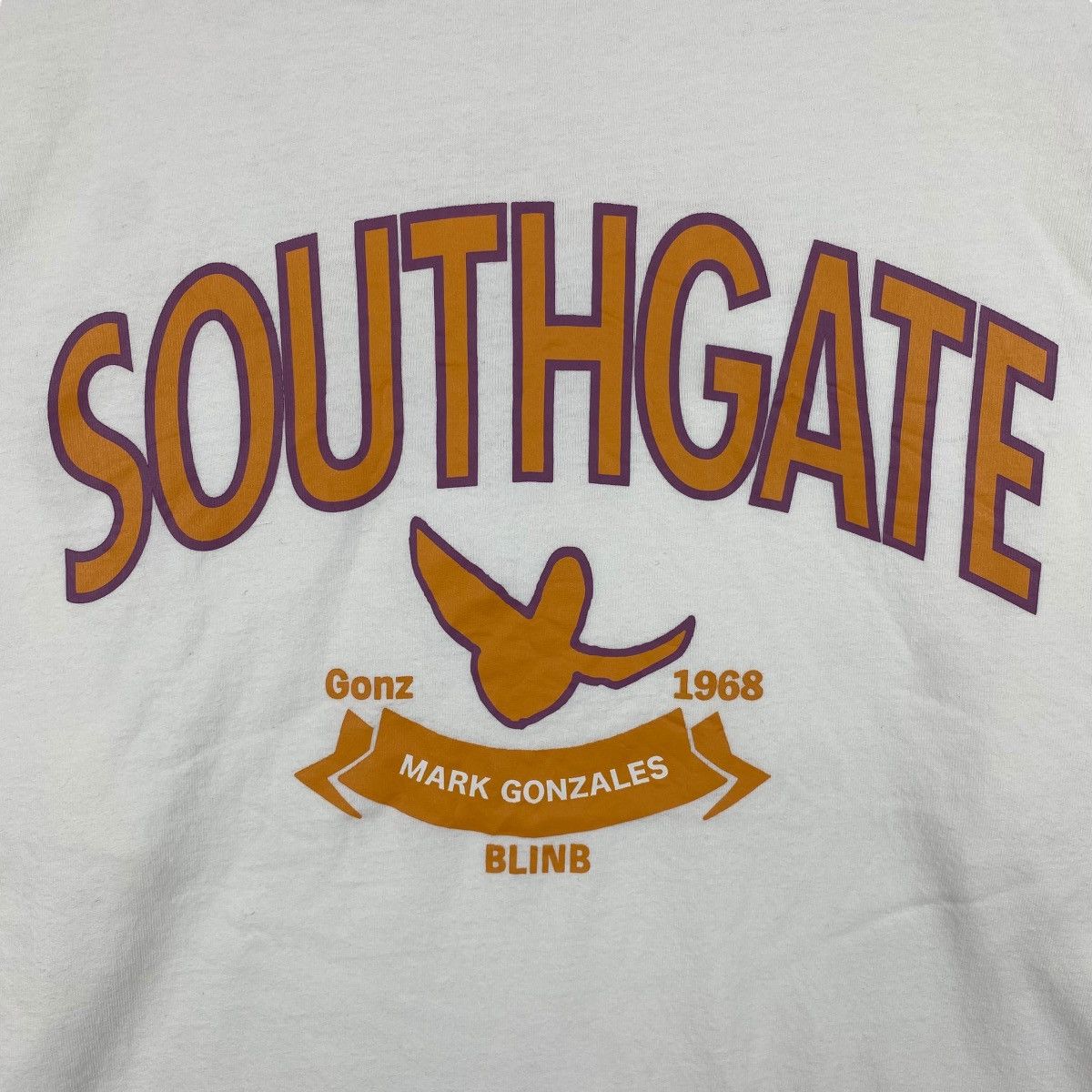 Japanese Brand MARK GONZALES Southgate Big Graphic Long Sleeve Tee Shirt Size US L / EU 52-54 / 3 - 2 Thumbnail