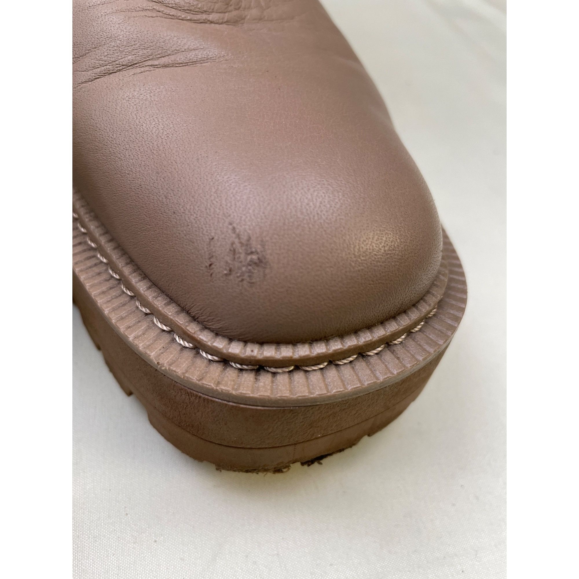 Sam Edelman Sam Edelman Women's Tan Leather Ankle Boots Size 10 SKU 5736 Size US 10 / IT 40 - 8 Thumbnail